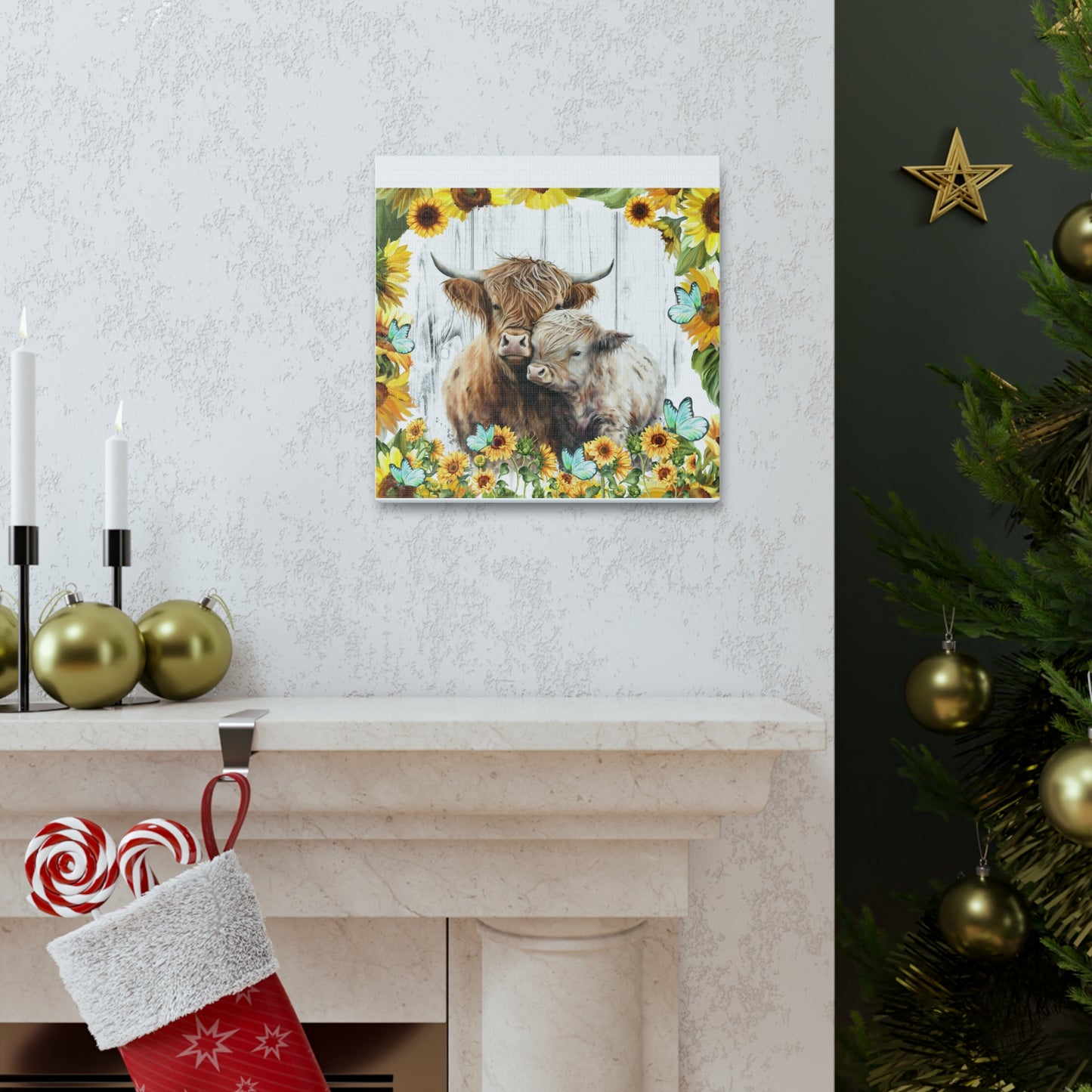 Highland Cows Canvas Gallery Wraps