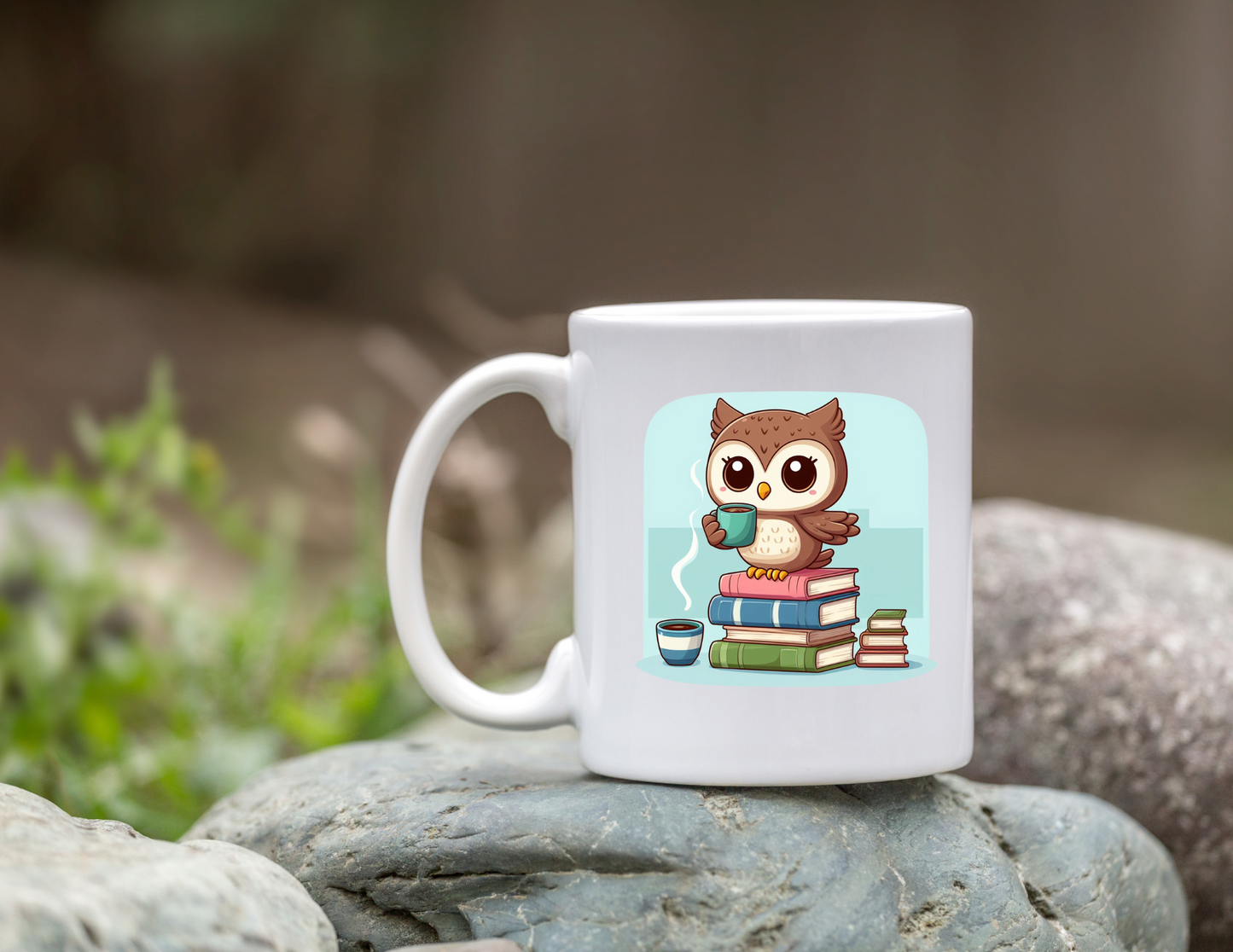 Books and Coffee Owl download