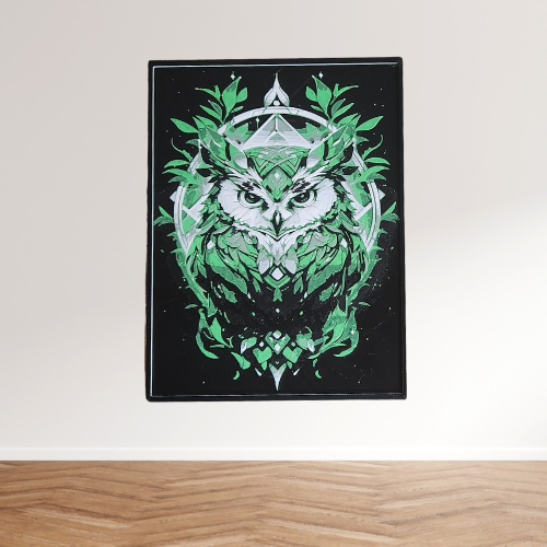 Green Owl Hueforge print