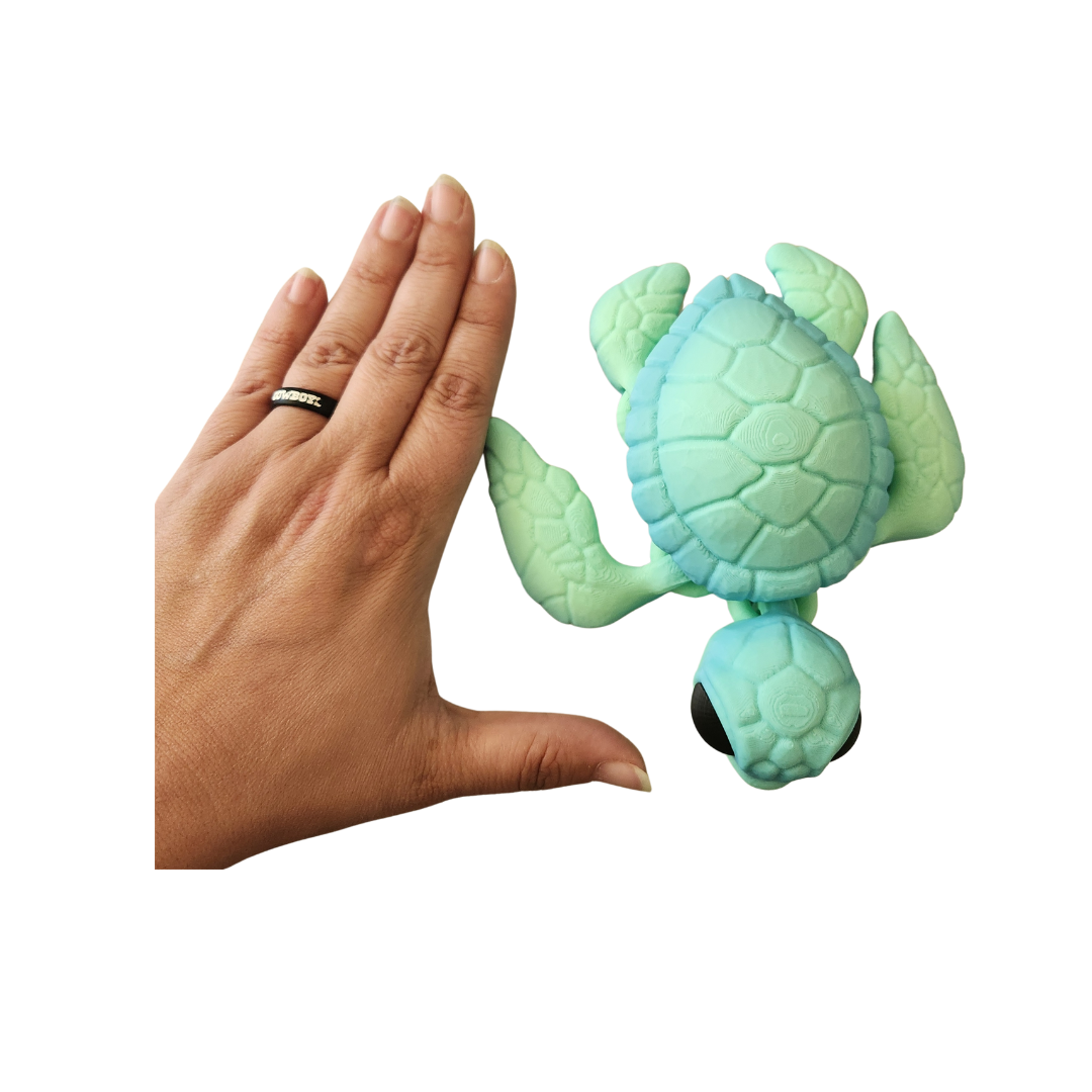 3D Print Sea Turtle Blue/Green