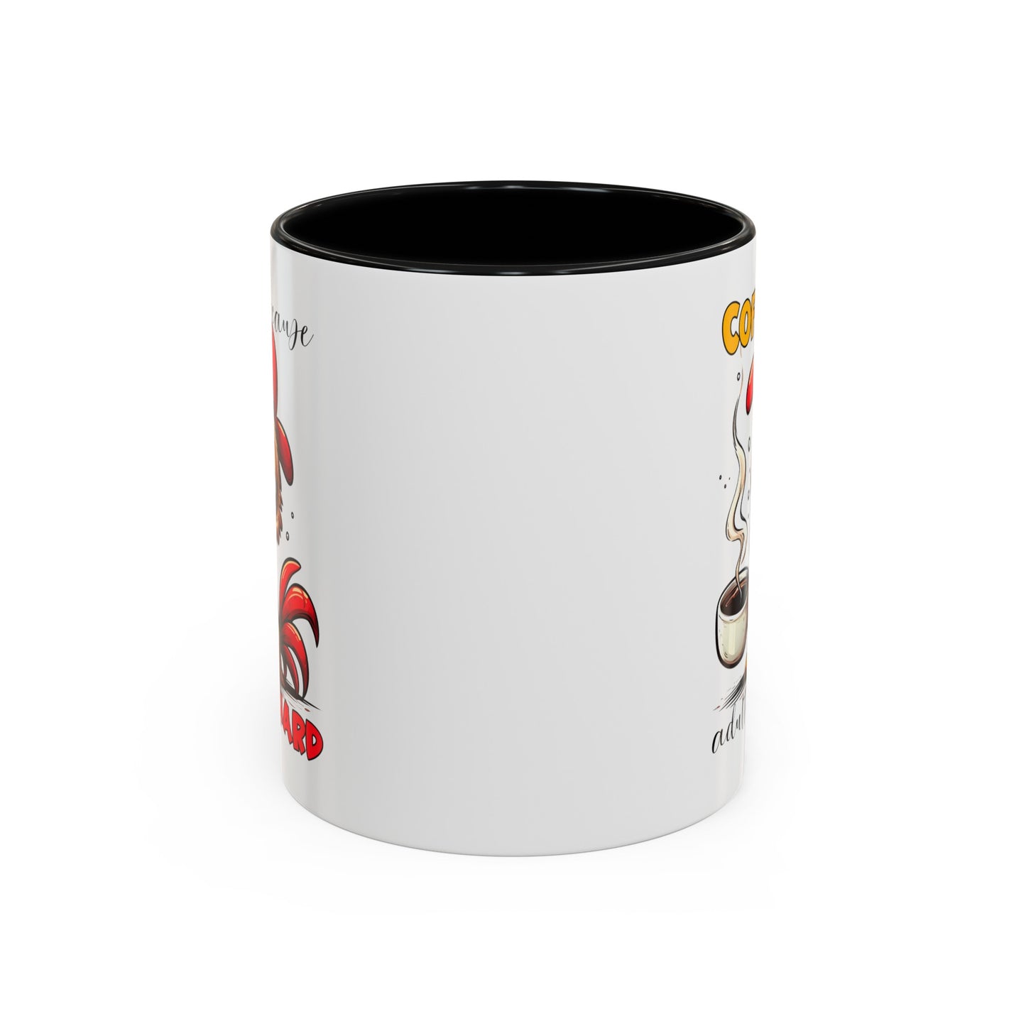 Adulting is Hard Accent Coffee Mug (11, 15oz)