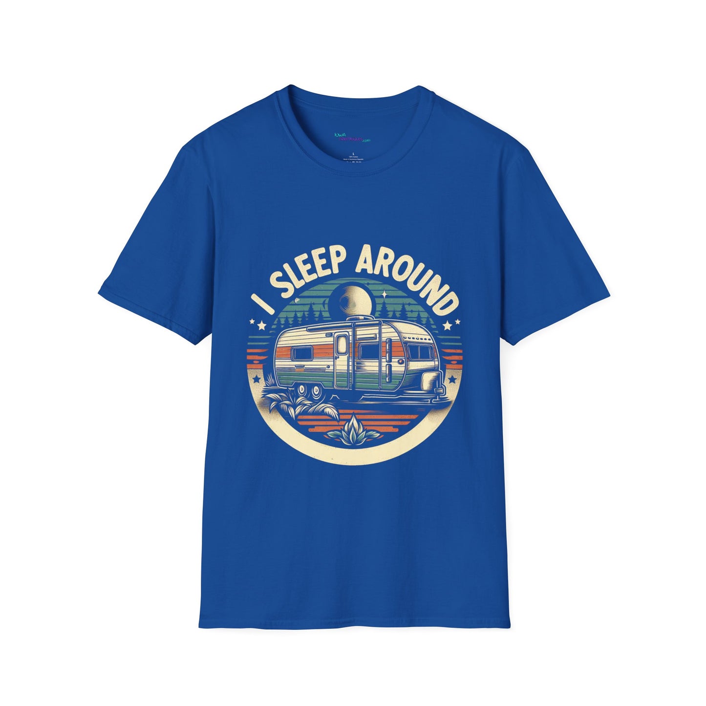 I Sleep Around Unisex Softstyle T-Shirt