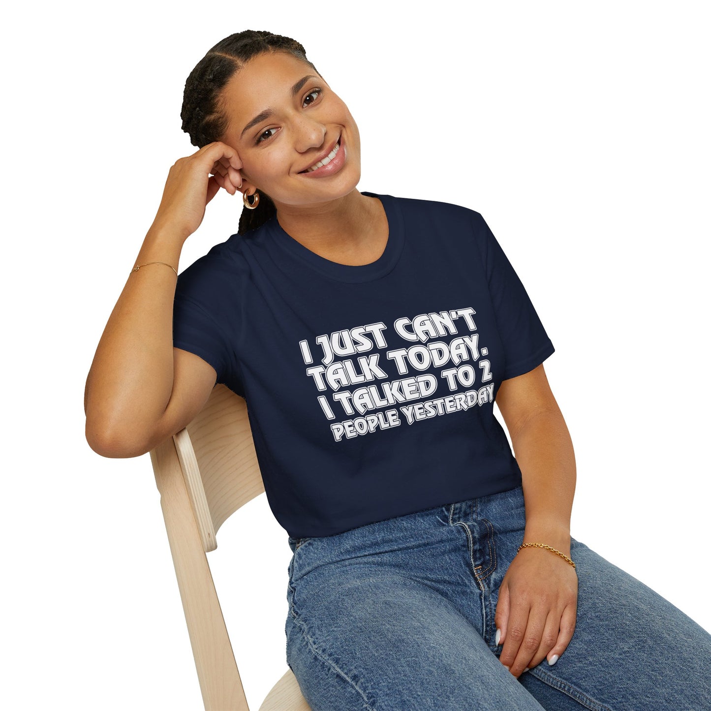 Can't Talk Unisex Softstyle T-Shirt