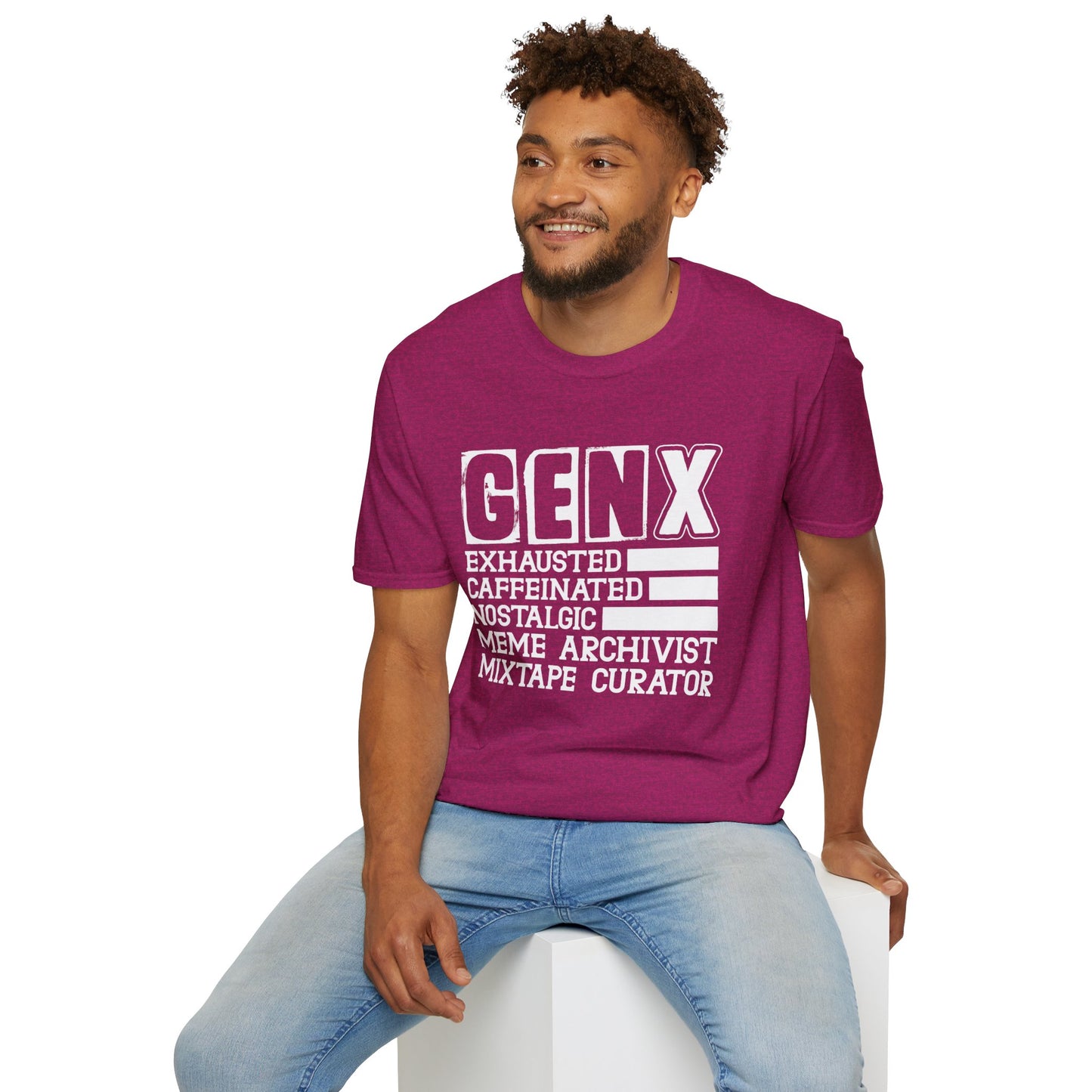 GEN X Exhausted Unisex Softstyle T-Shirt