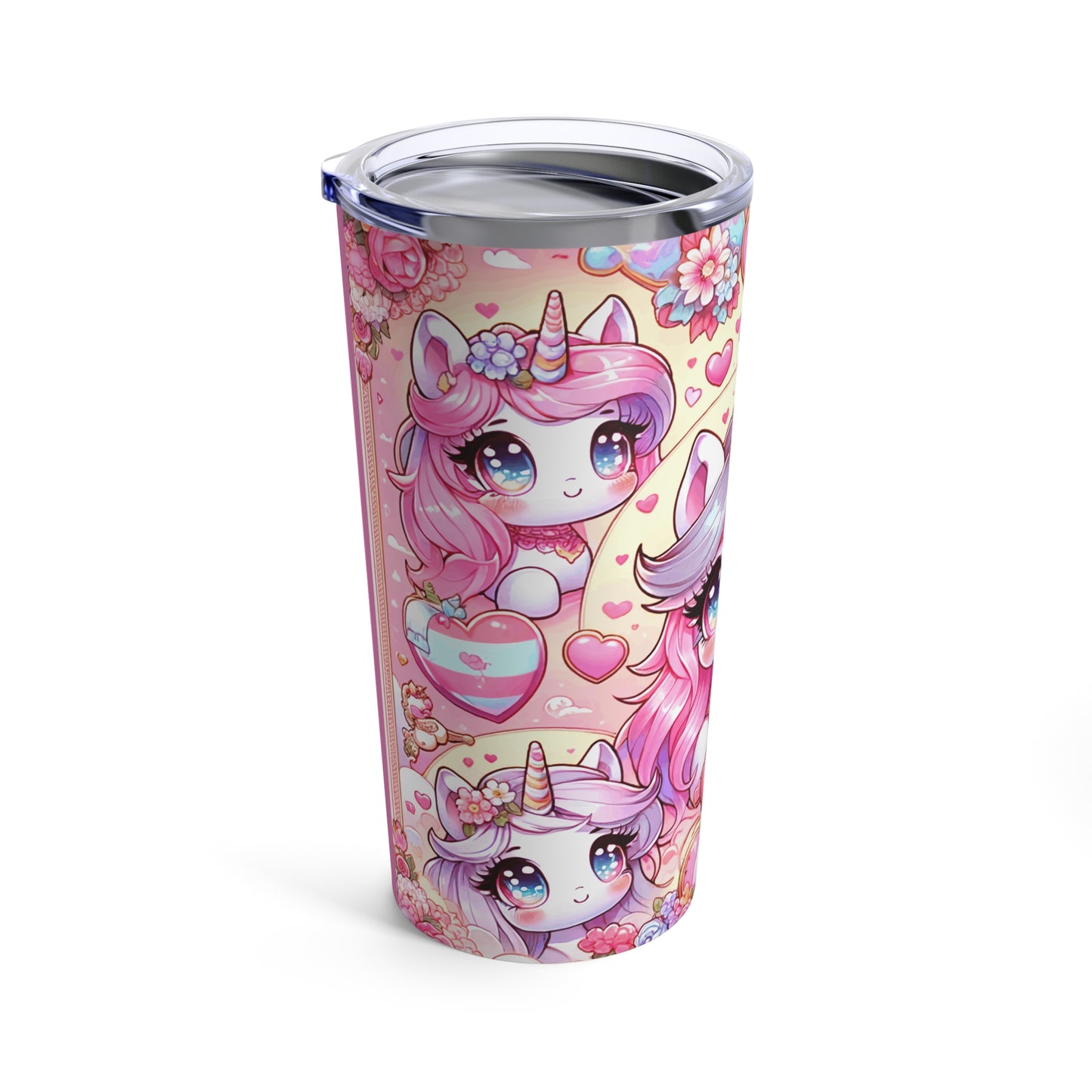 Pink Unicorn Tumbler 20oz