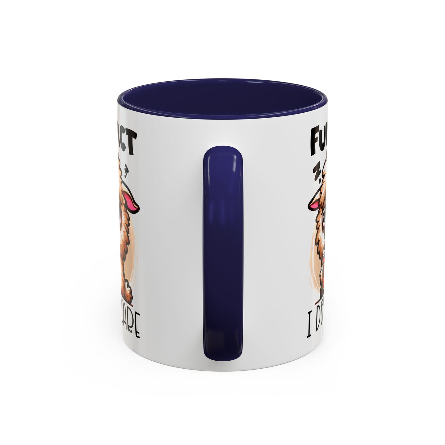 Funny Animal Accent Coffee Mug - 'Fun Fact: I Don't Care'