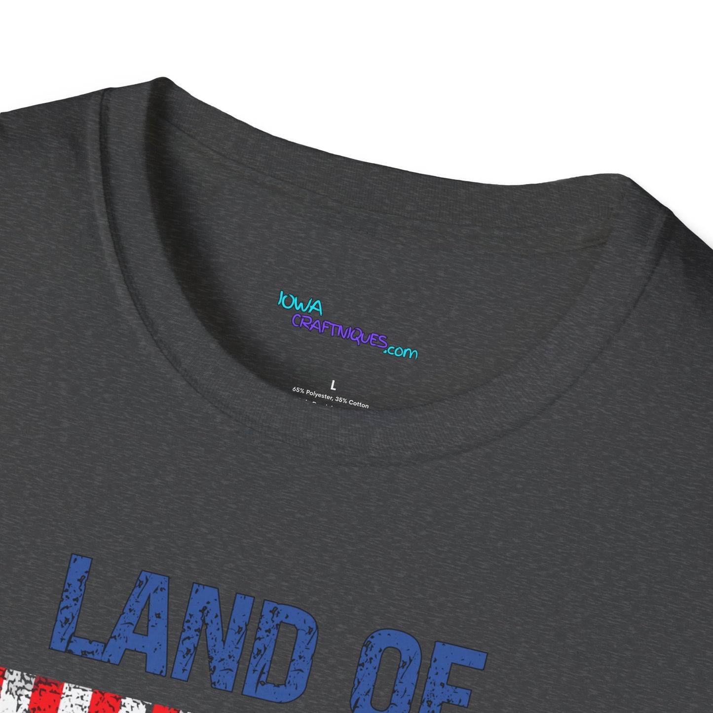 Land of the Free Bigfoot Unisex Softstyle T -Shirt