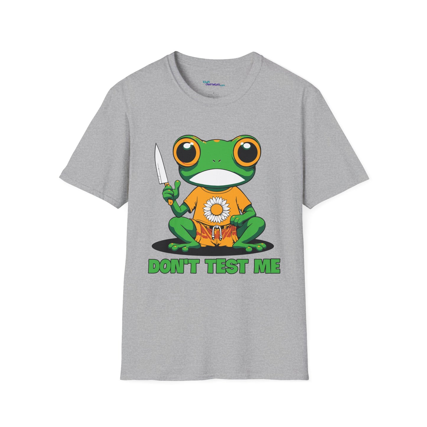 Don't Test Me Frog Unisex Softstyle T-Shirt