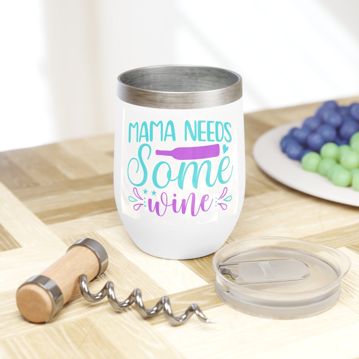 Mama Needs Some Wine 12oz Insulated Wine Tumbler