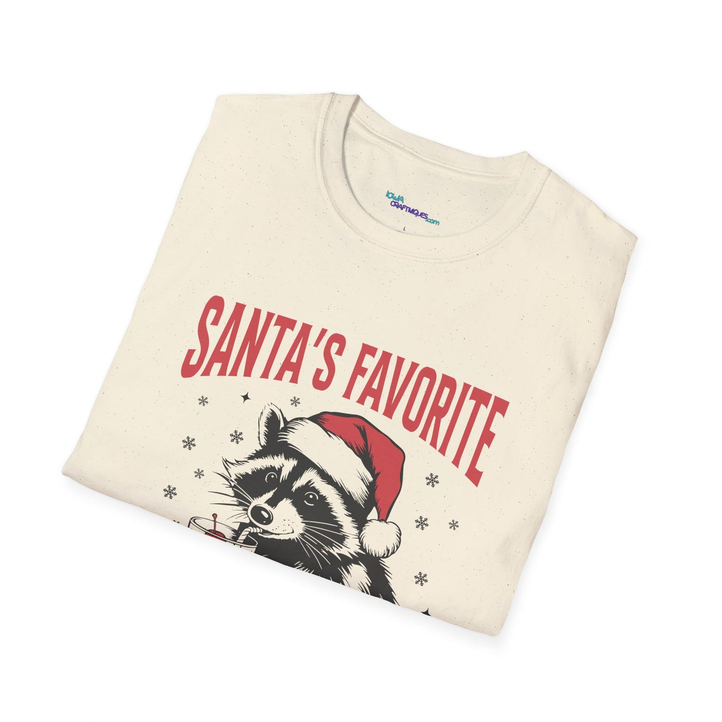 Santa's Favorite Hot Mess Unisex Softstyle T-Shirt