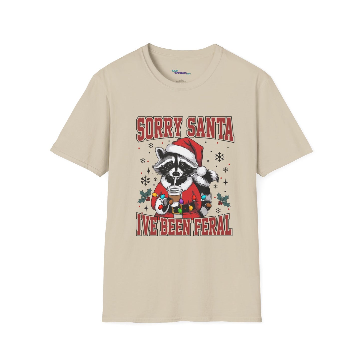 Sorry Santa I've Been Feral Unisex Softstyle T-Shirt