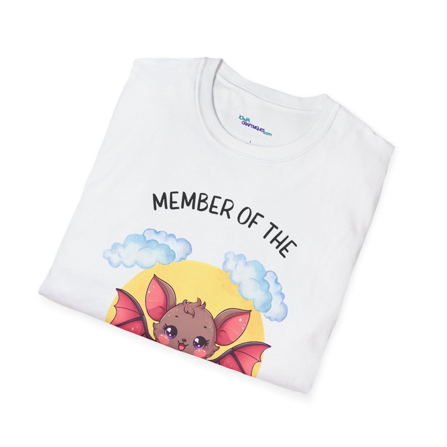 Member of Bat Sh** Crazy Club Unisex Softstyle T-Shirt