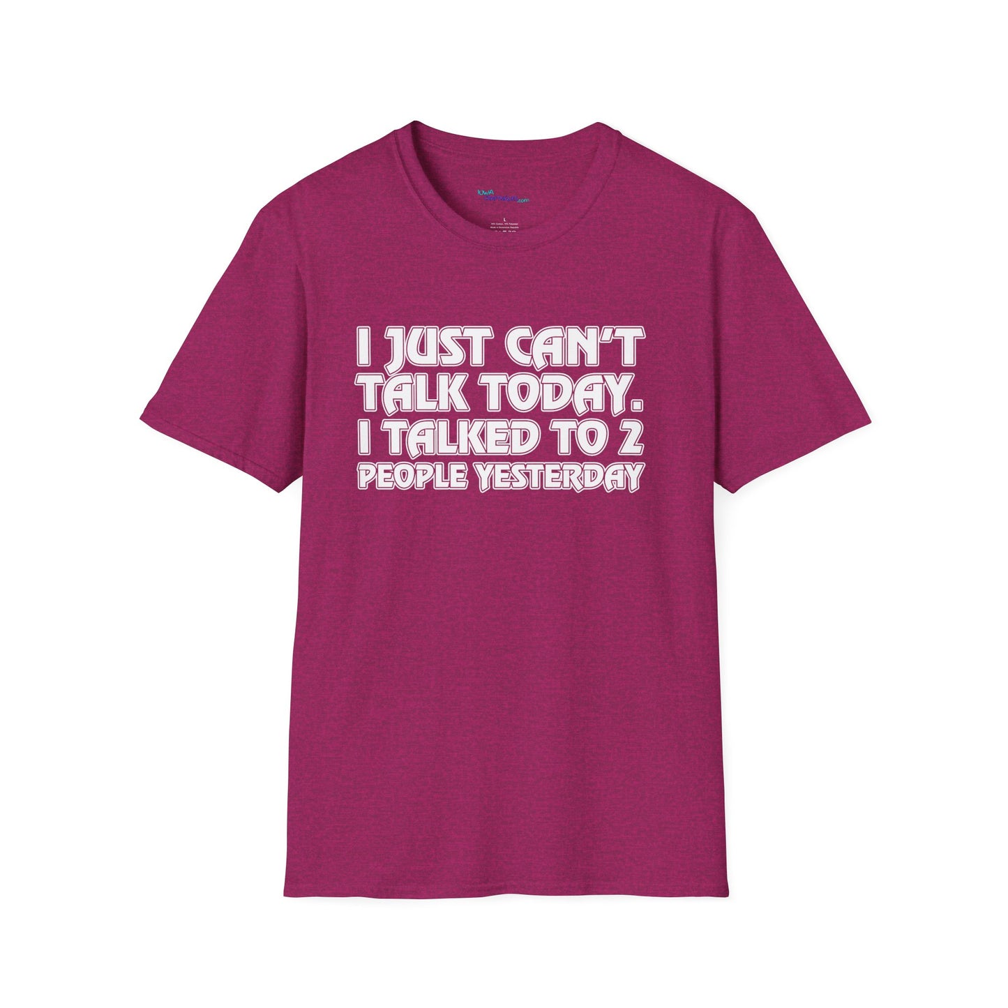 Can't Talk Unisex Softstyle T-Shirt
