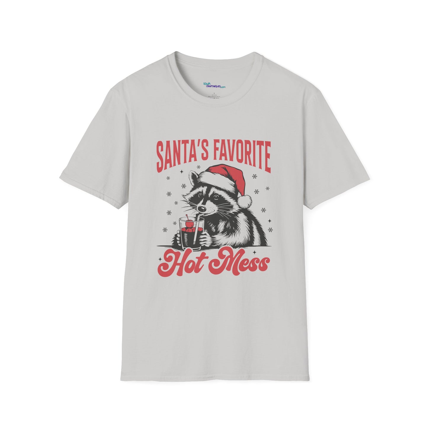 Santa's Favorite Hot Mess Unisex Softstyle T-Shirt