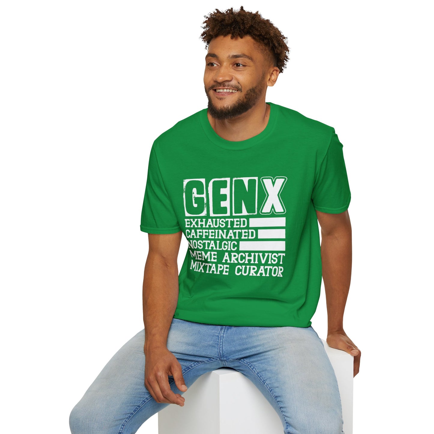 GEN X Exhausted Unisex Softstyle T-Shirt