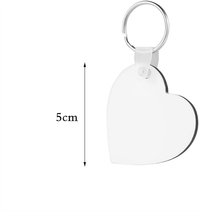 Custom Heart Keychains