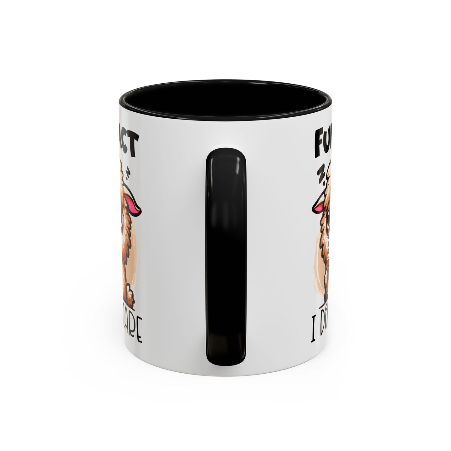 Funny Animal Accent Coffee Mug - 'Fun Fact: I Don't Care'