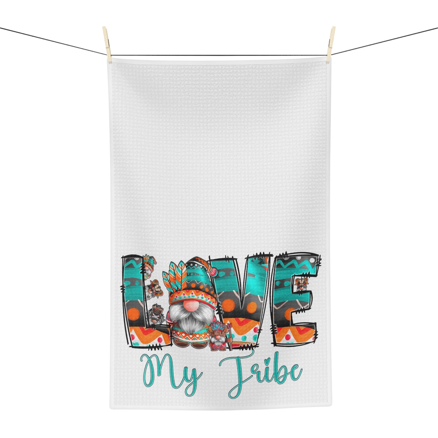 Love My Tribe Gnome Soft Tea Towel