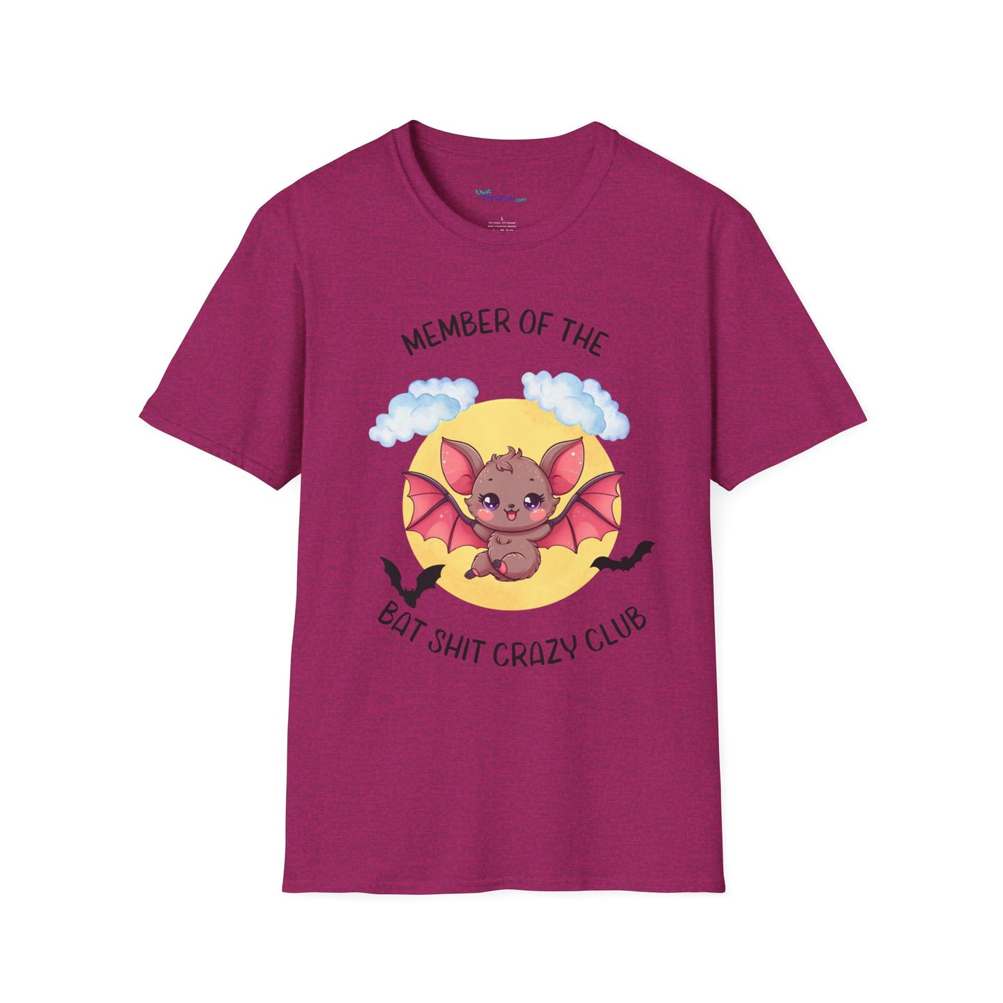 Member of Bat Sh** Crazy Club Unisex Softstyle T-Shirt