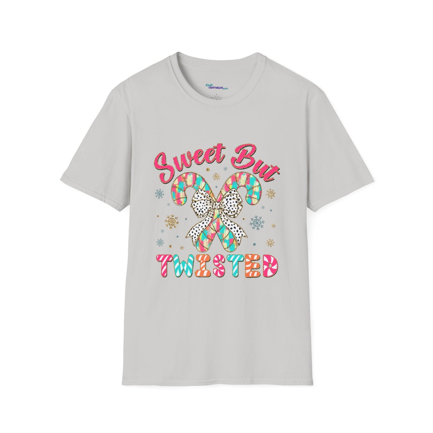 Sweet But Twisted Unisex Softstyle T-Shirt – Fun Holiday Graphic Tee