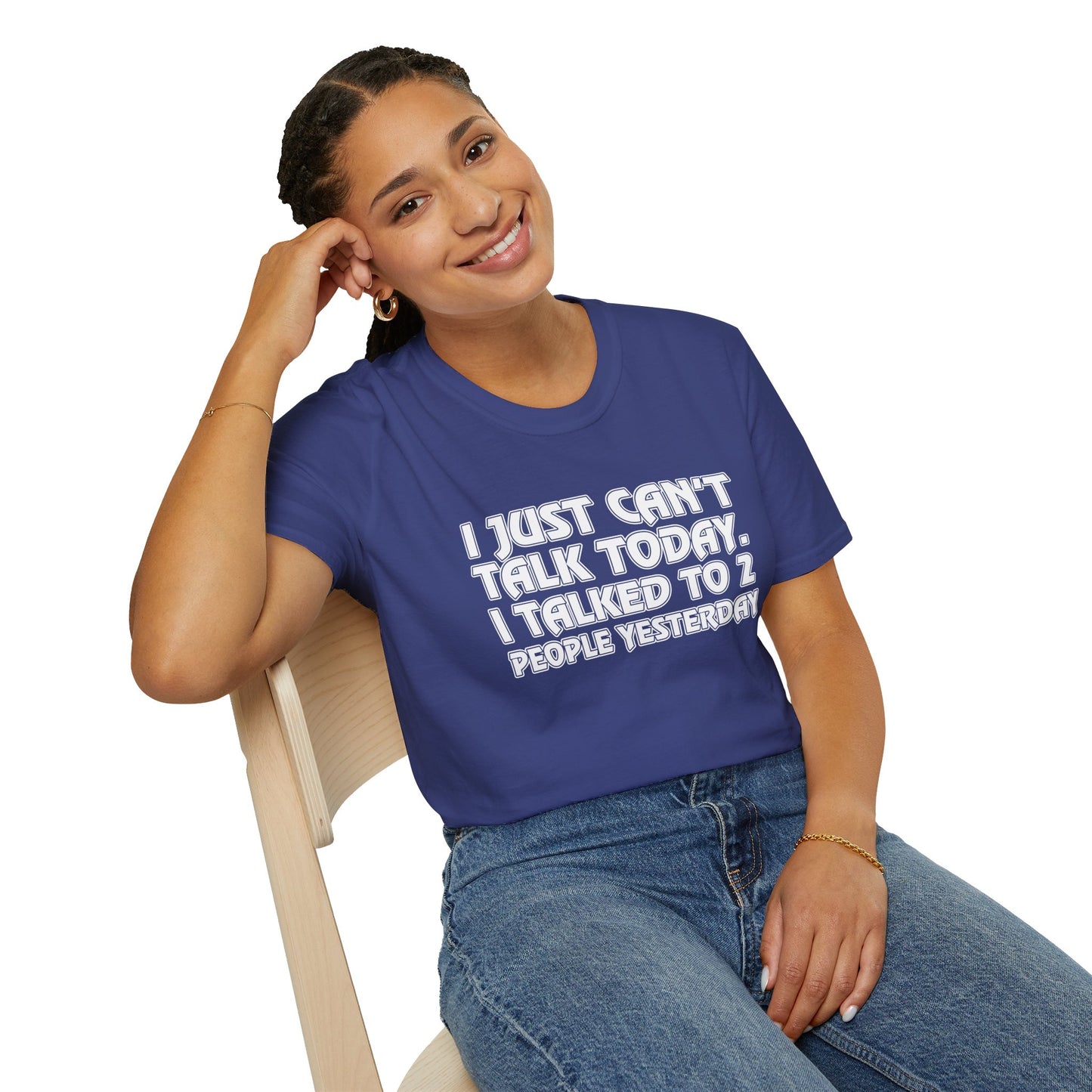 Can't Talk Unisex Softstyle T-Shirt