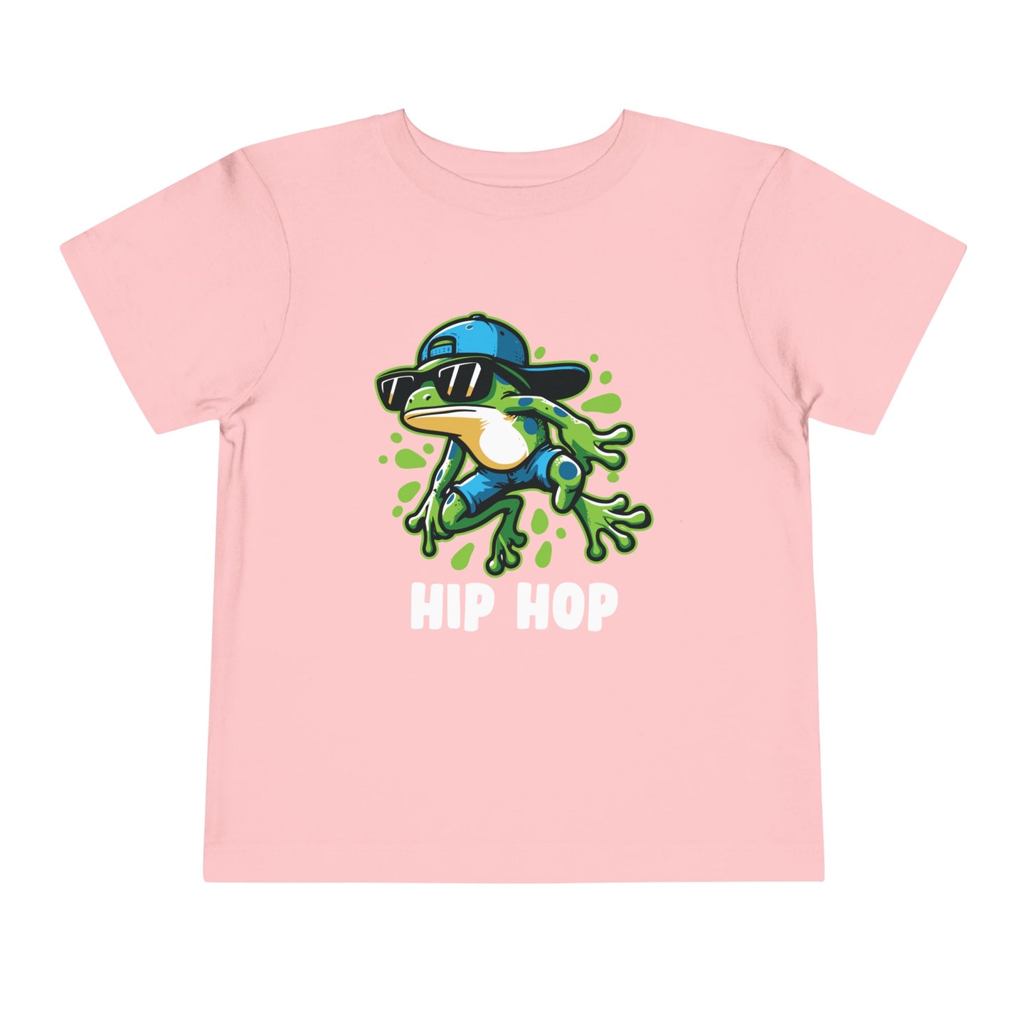 Hip Hop Frog Toddler Short Sleeve Tee