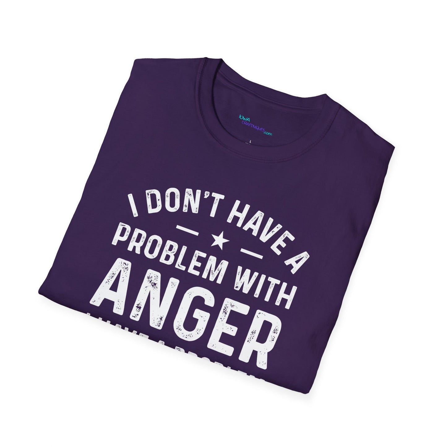 Anger Problem Unisex Softstyle T-Shirt