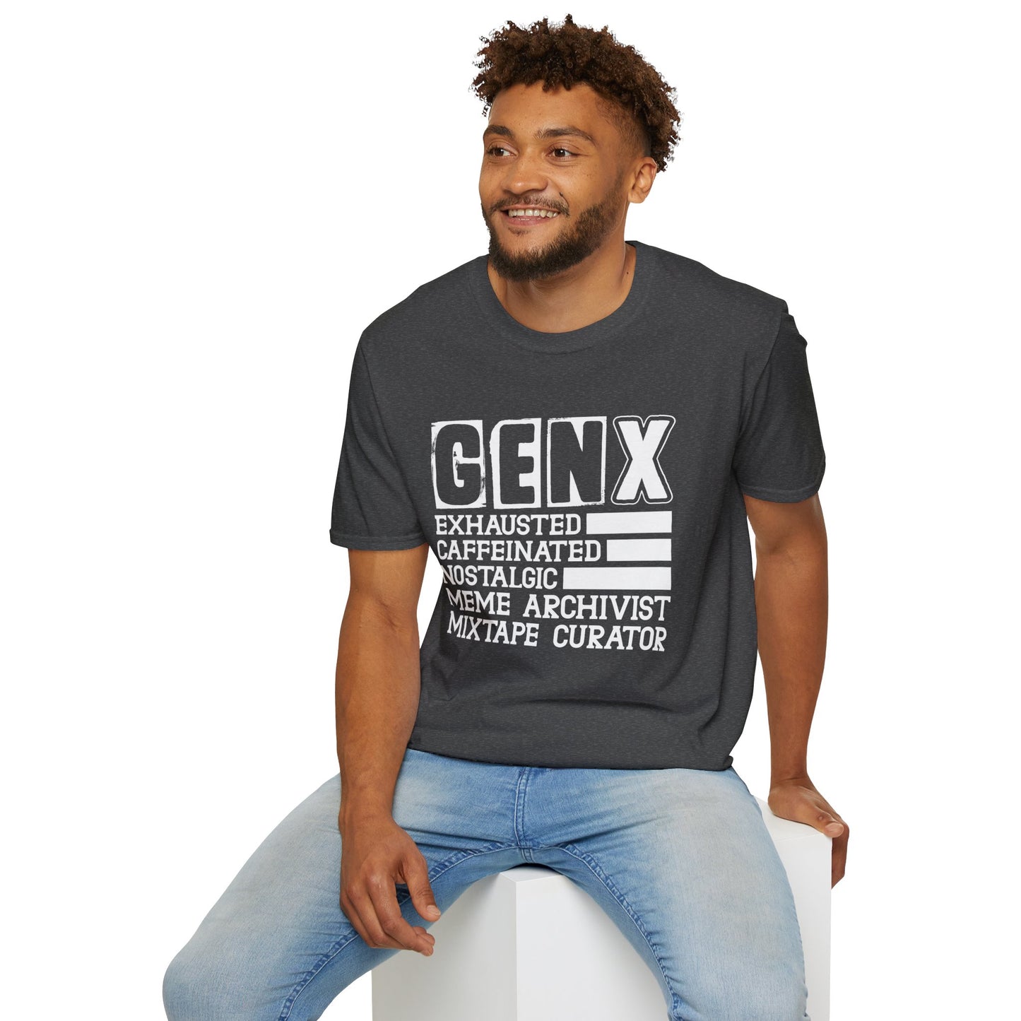 GEN X Exhausted Unisex Softstyle T-Shirt