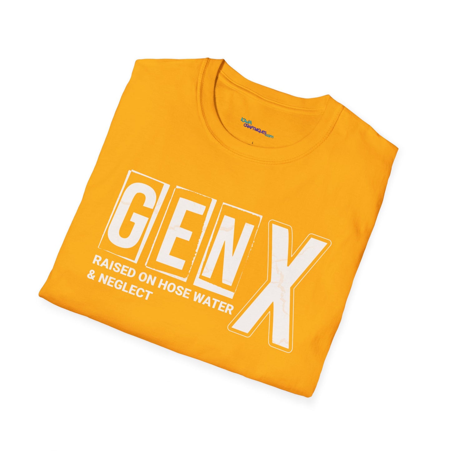 Gen X Raised On Unisex Softstyle T-Shirt