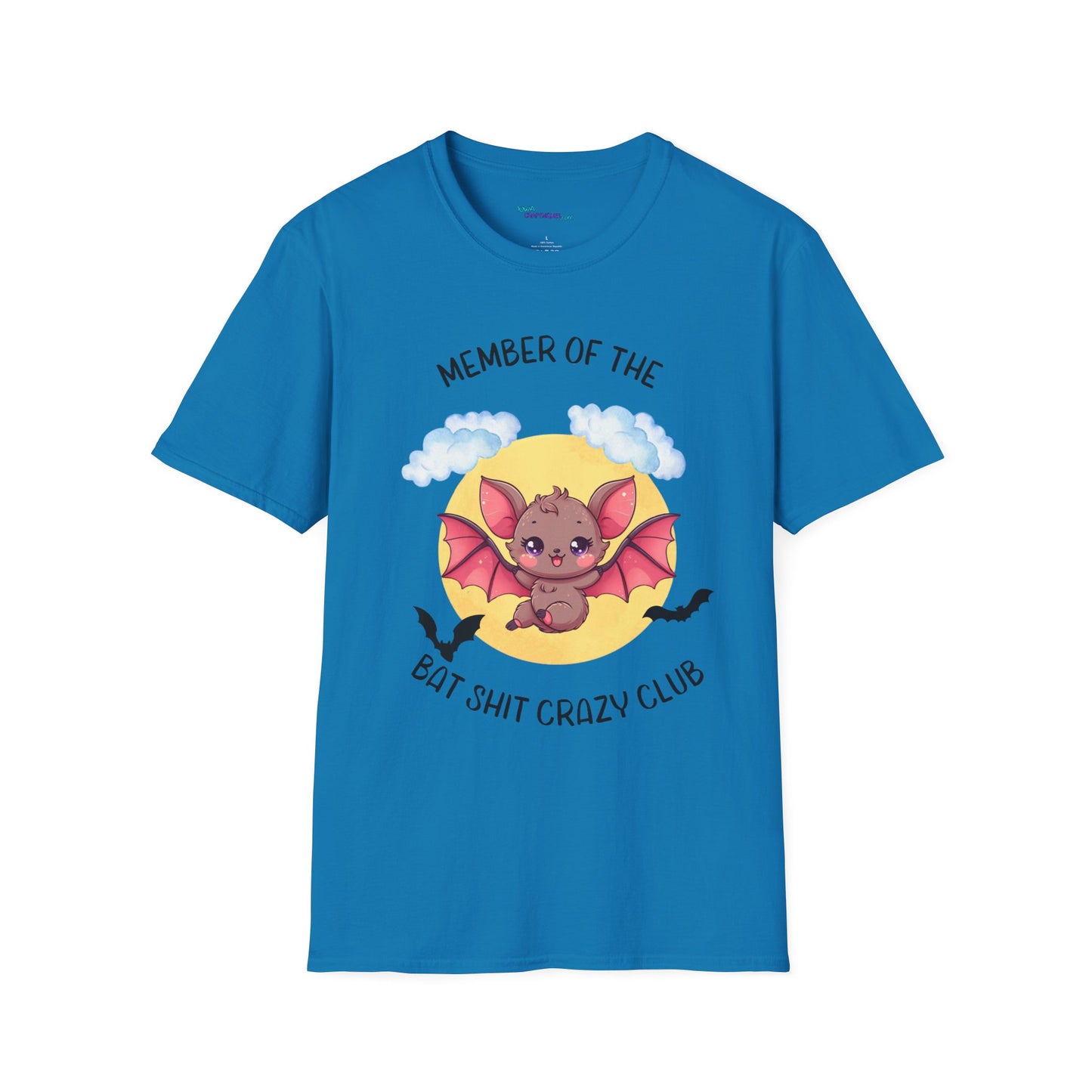 Member of Bat Sh** Crazy Club Unisex Softstyle T-Shirt