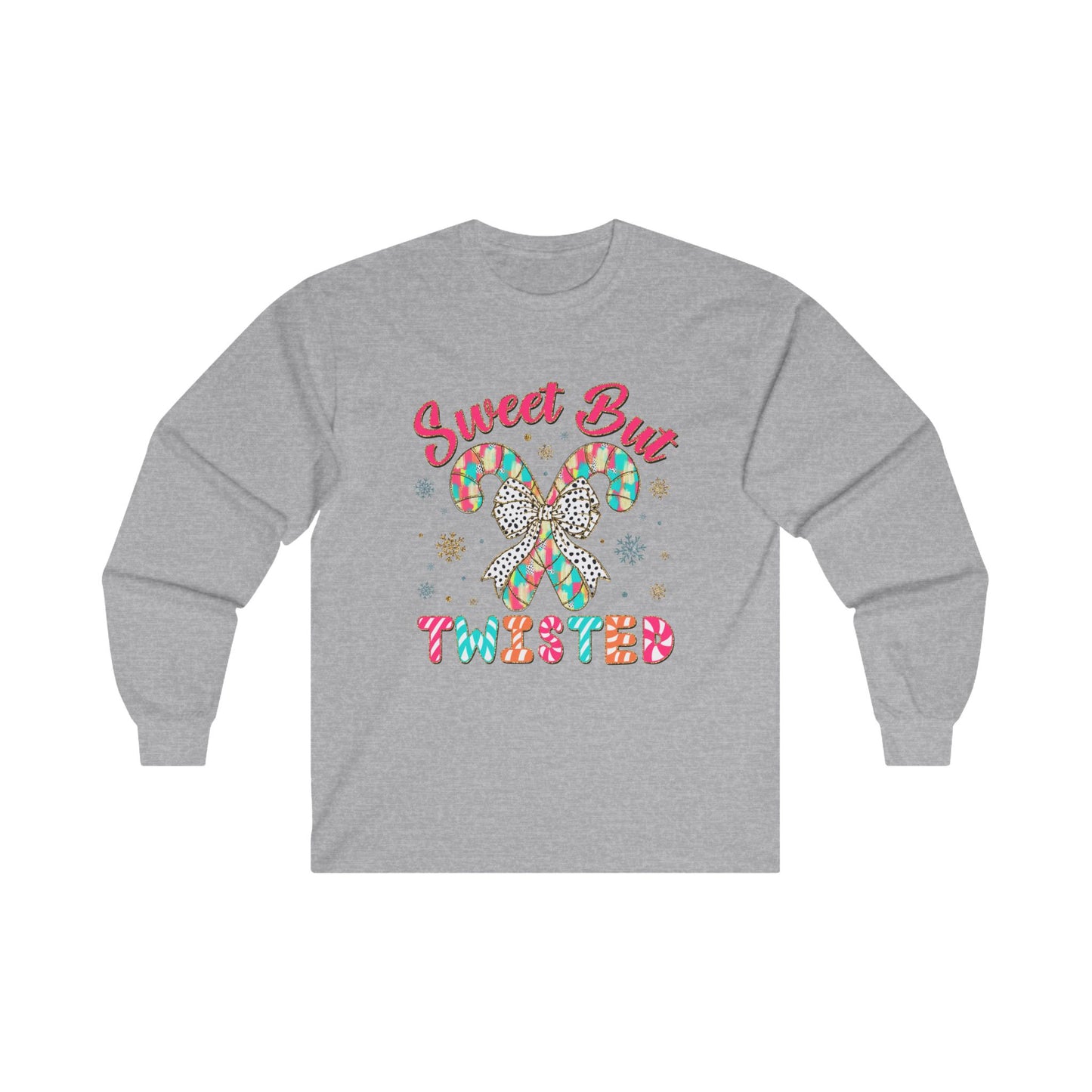 Sweet But Twisted Long Sleeve Tee - Fun Holiday Apparel for Christmas Celebrations