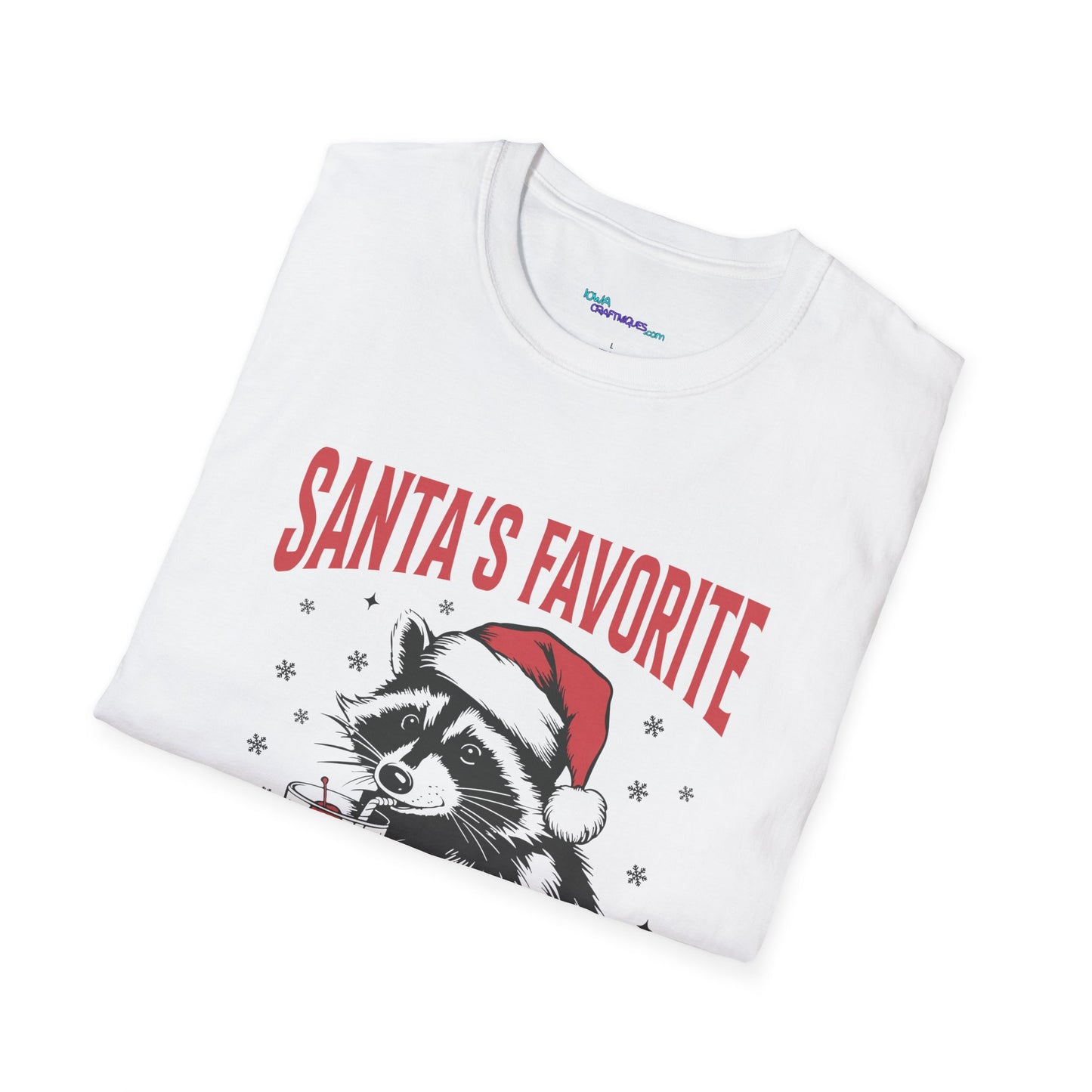 Santa's Favorite Hot Mess Unisex Softstyle T-Shirt