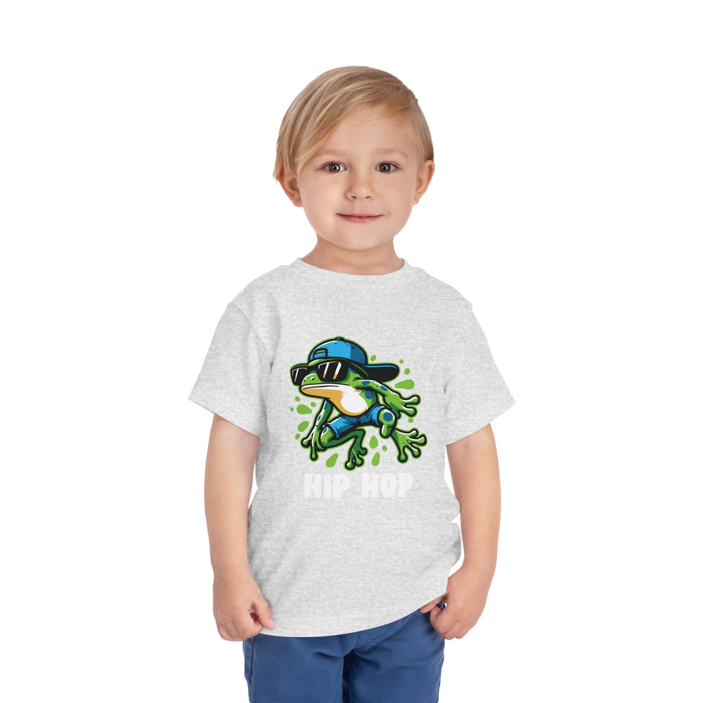 Hip Hop Frog Toddler Short Sleeve Tee