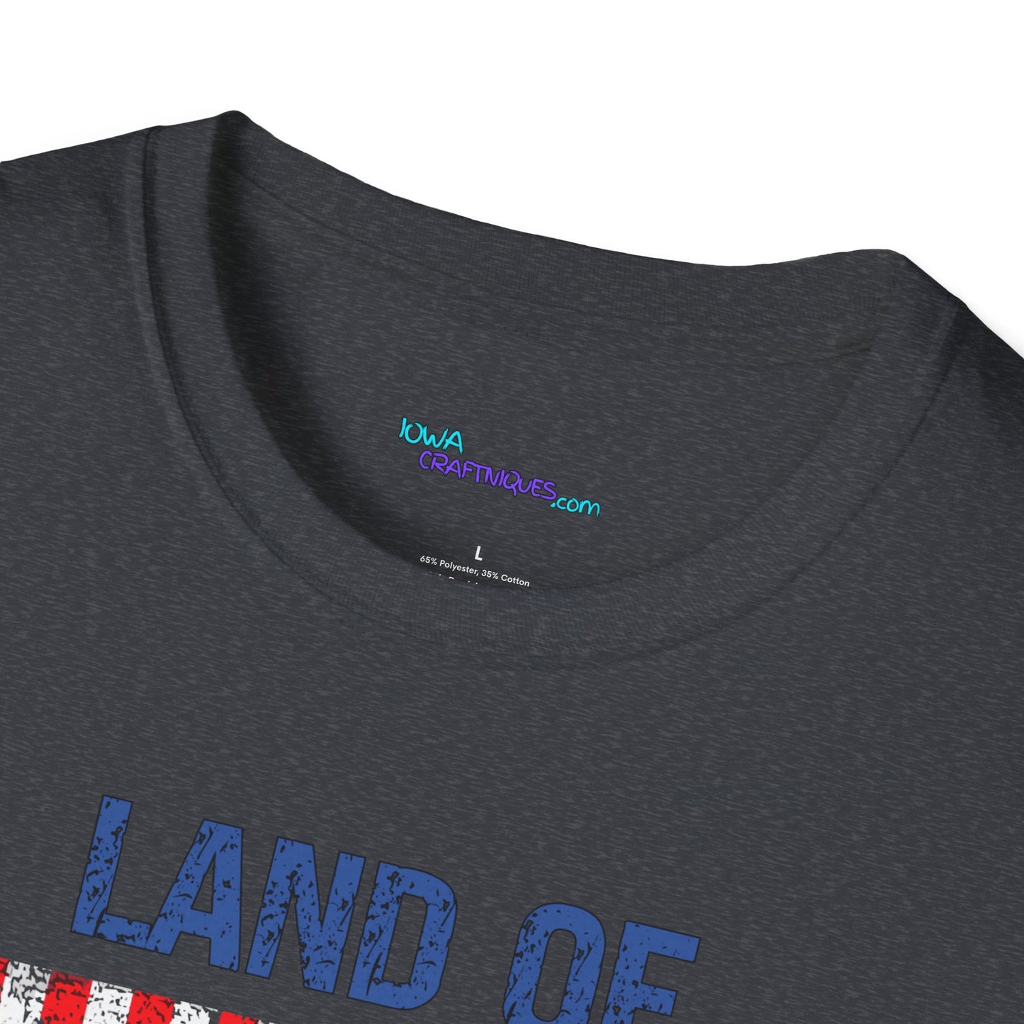 Land of the Free Bigfoot Unisex Softstyle T -Shirt