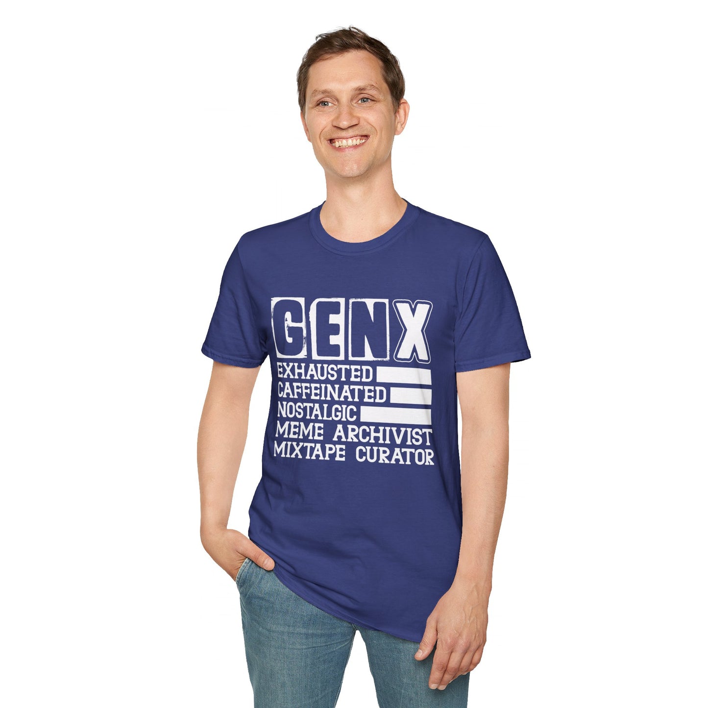 GEN X Exhausted Unisex Softstyle T-Shirt