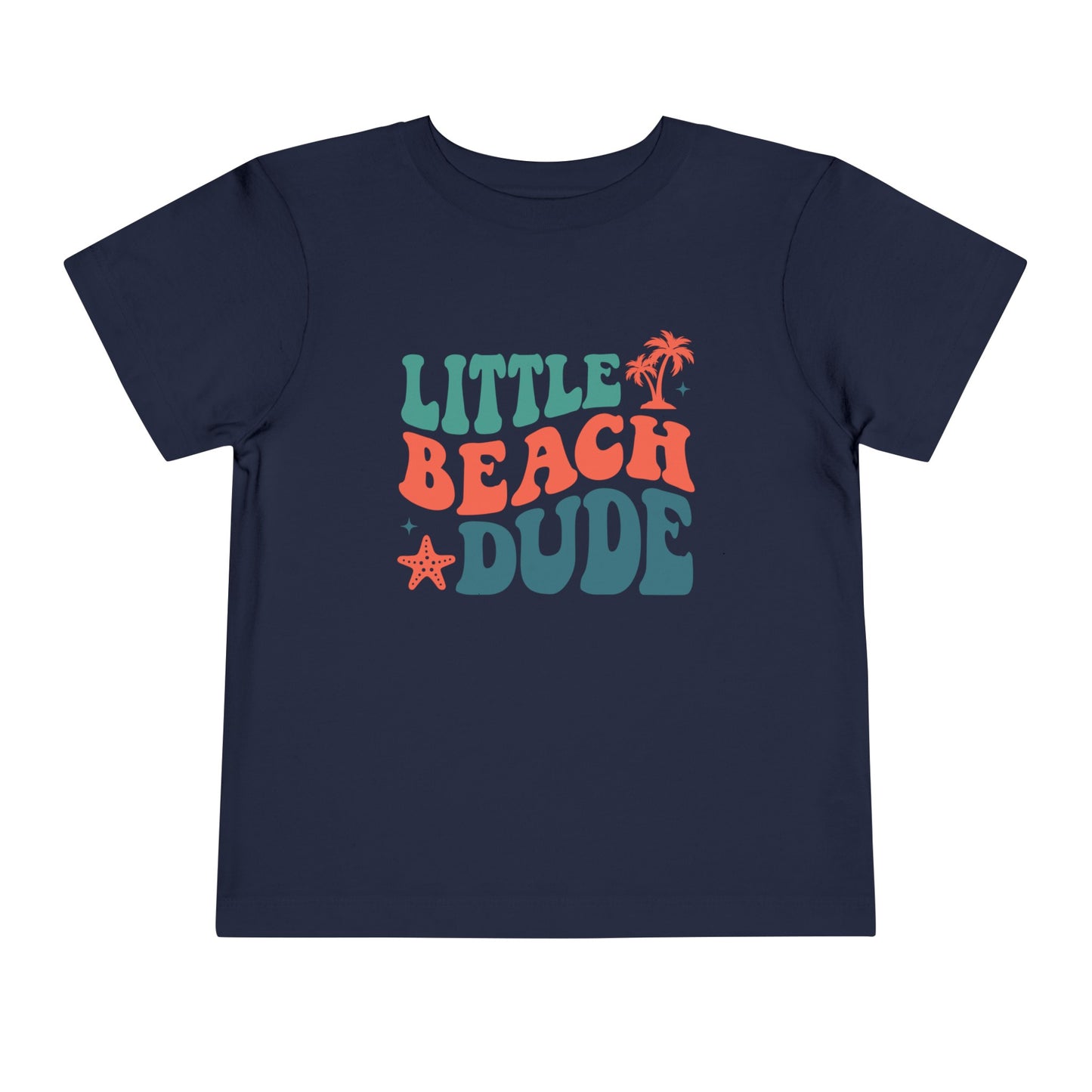 Little Beach Dude Toddler Short Sleeve Tee
