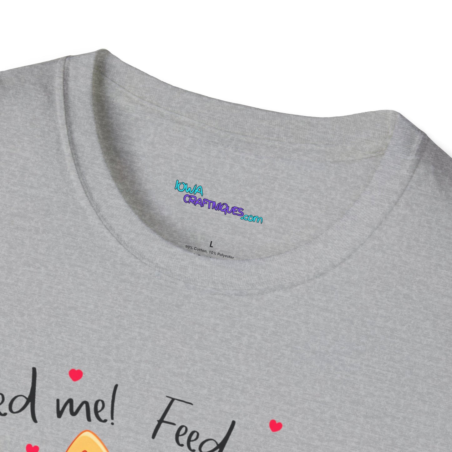 Feed Me Cat Unisex Softstyle T-Shirt