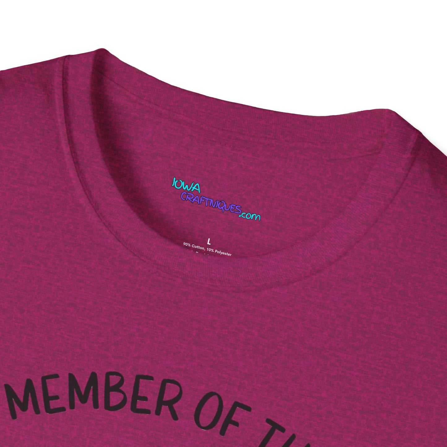 Member of Bat Sh** Crazy Club Unisex Softstyle T-Shirt