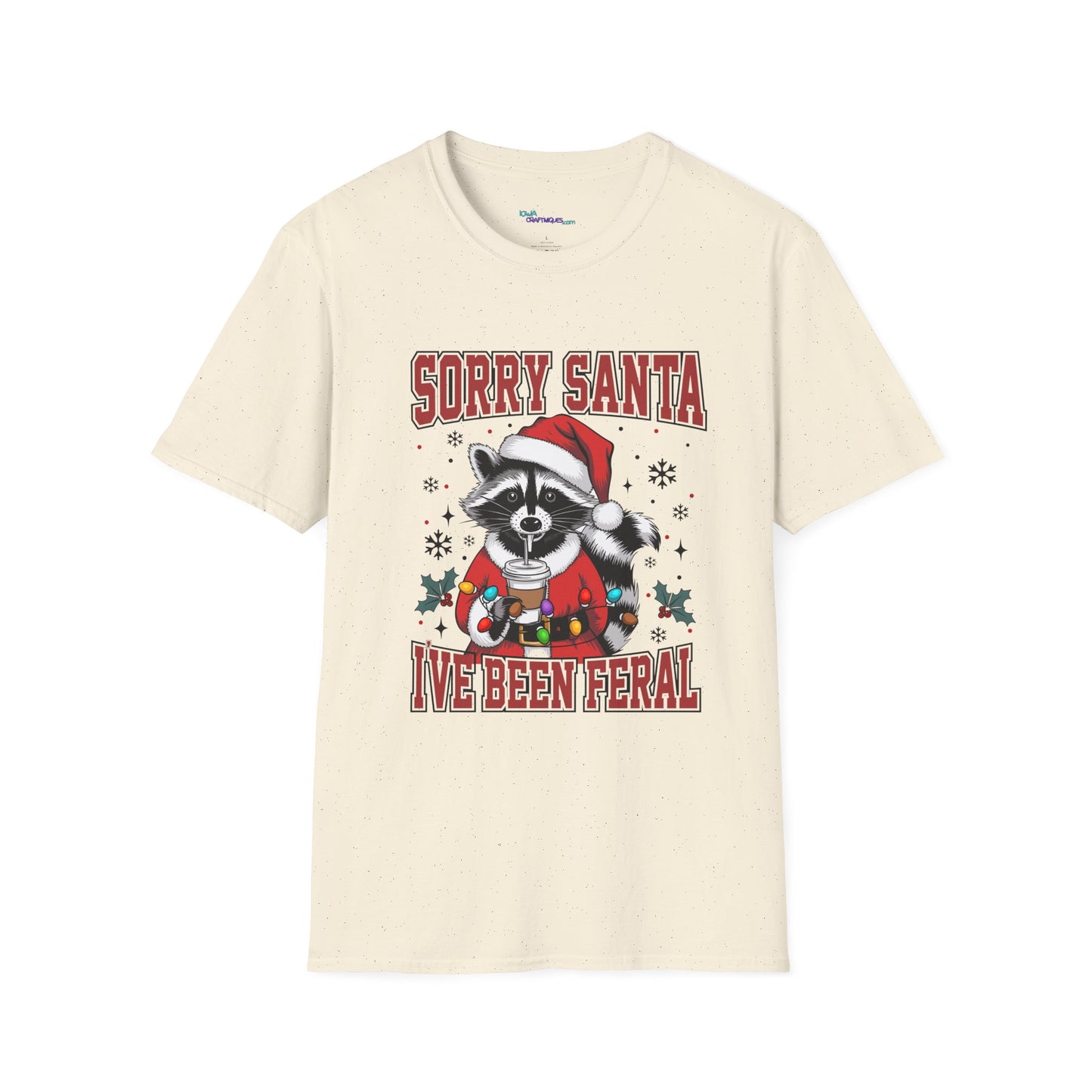 Sorry Santa I've Been Feral Unisex Softstyle T-Shirt