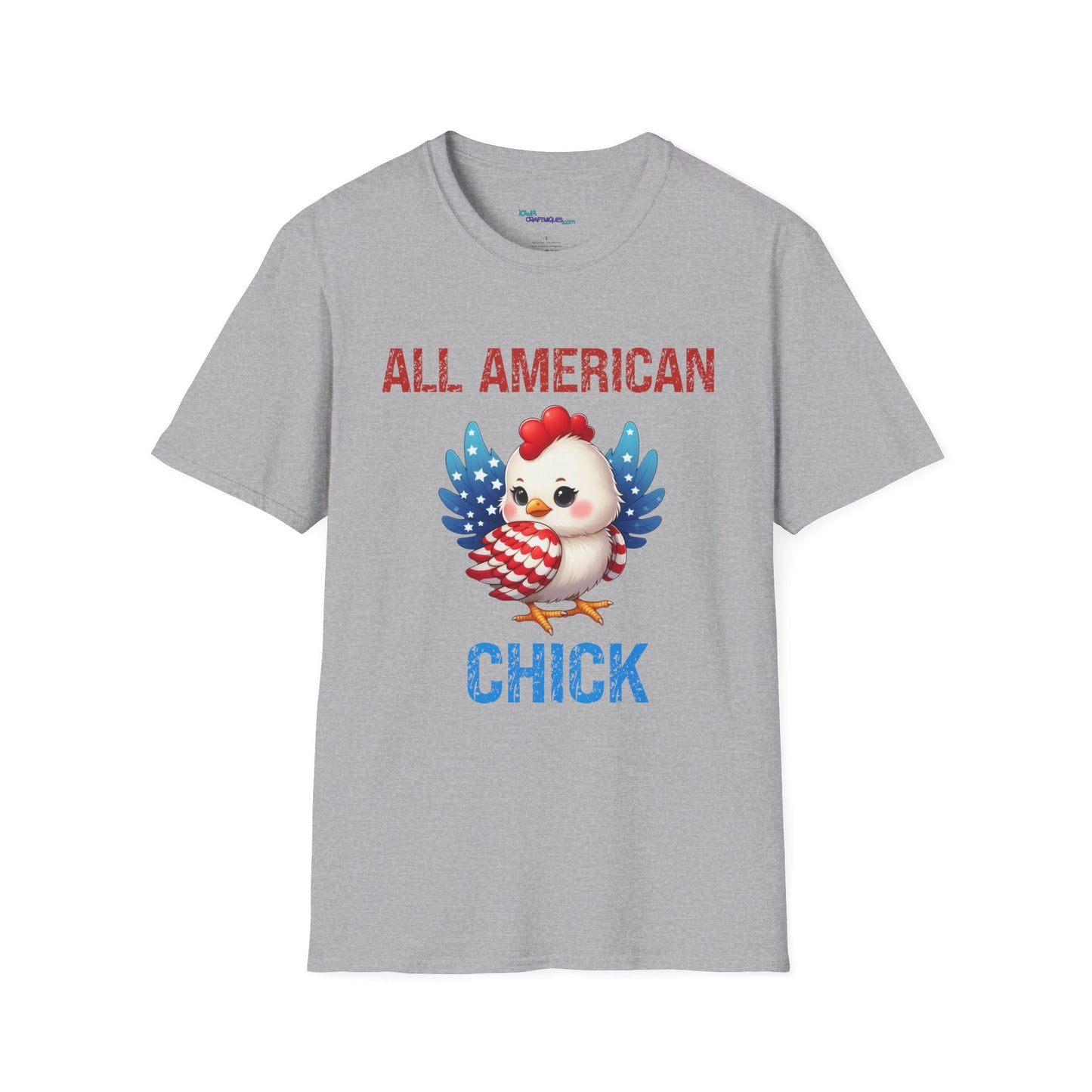 All American Chick Unisex Softstyle T -Shirt