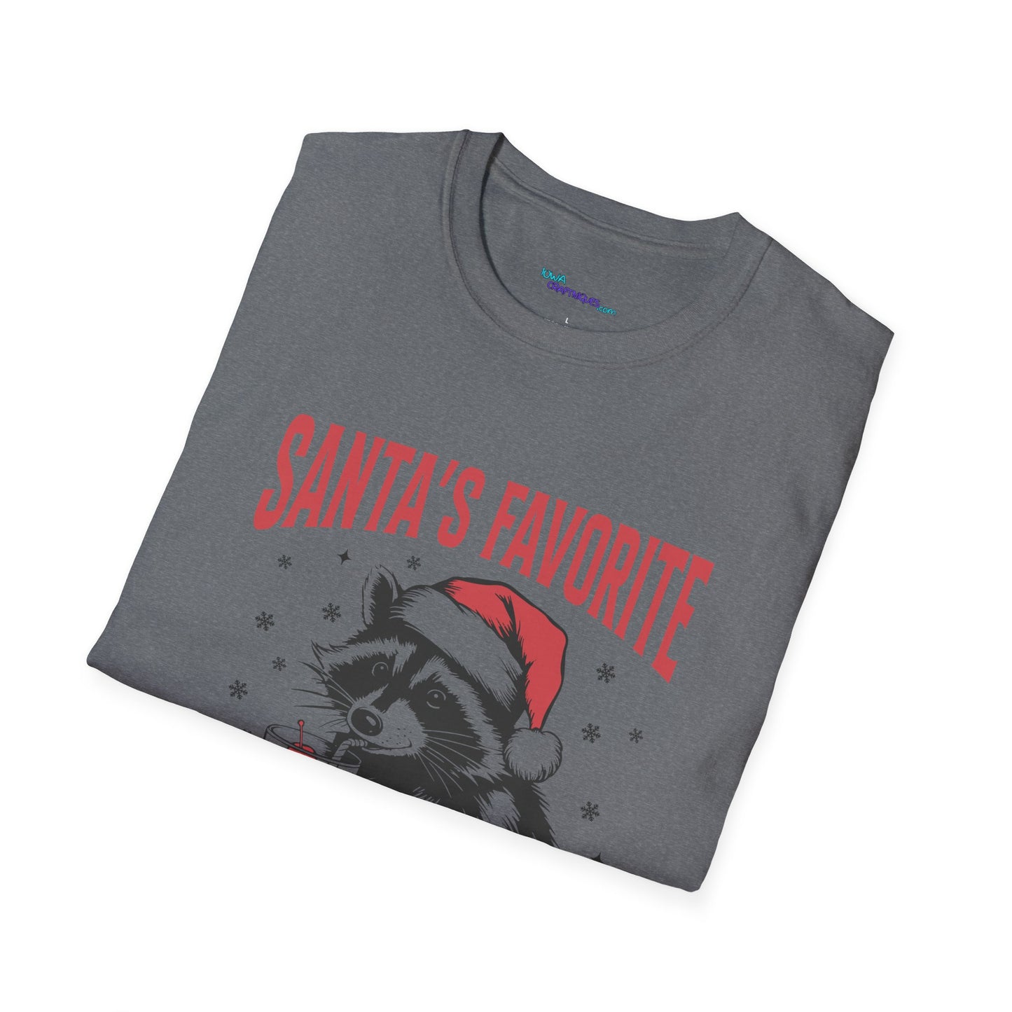 Santa's Favorite Hot Mess Unisex Softstyle T-Shirt
