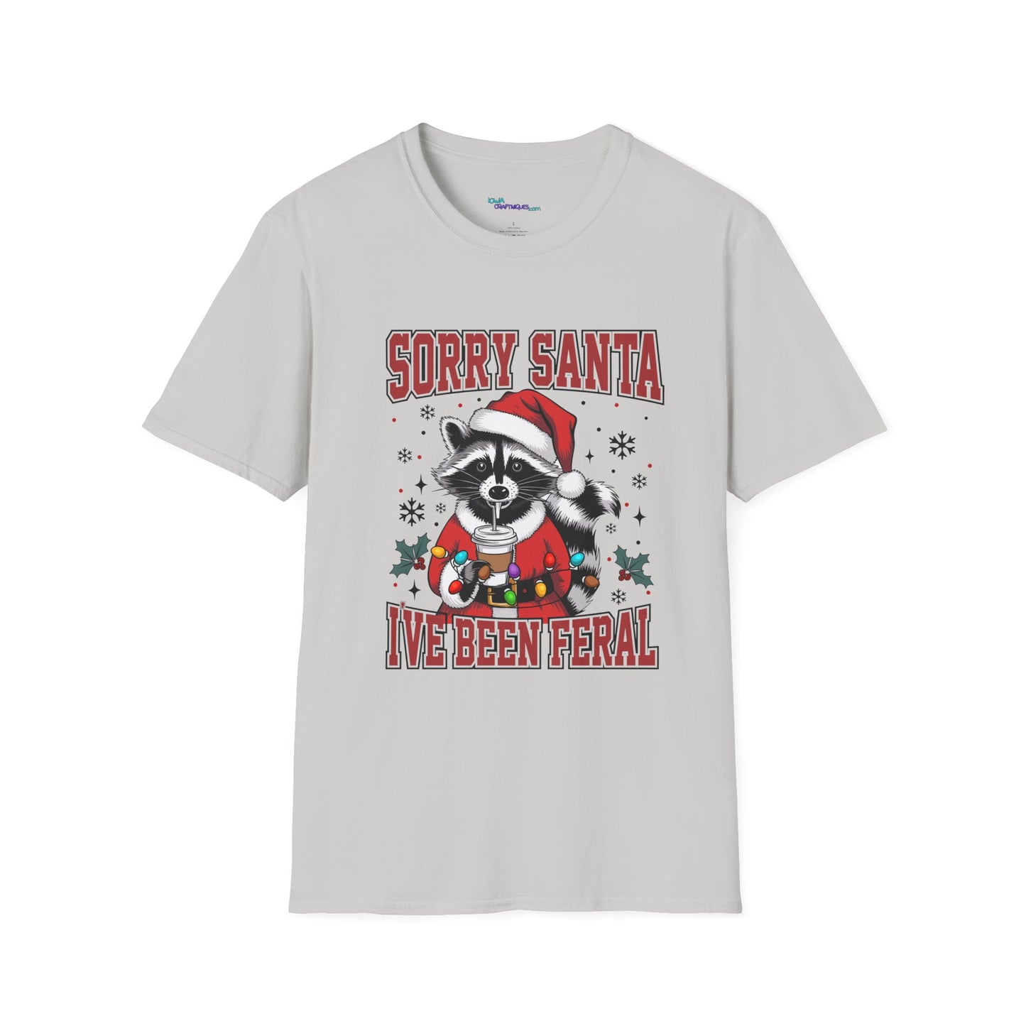 Sorry Santa I've Been Feral Unisex Softstyle T-Shirt