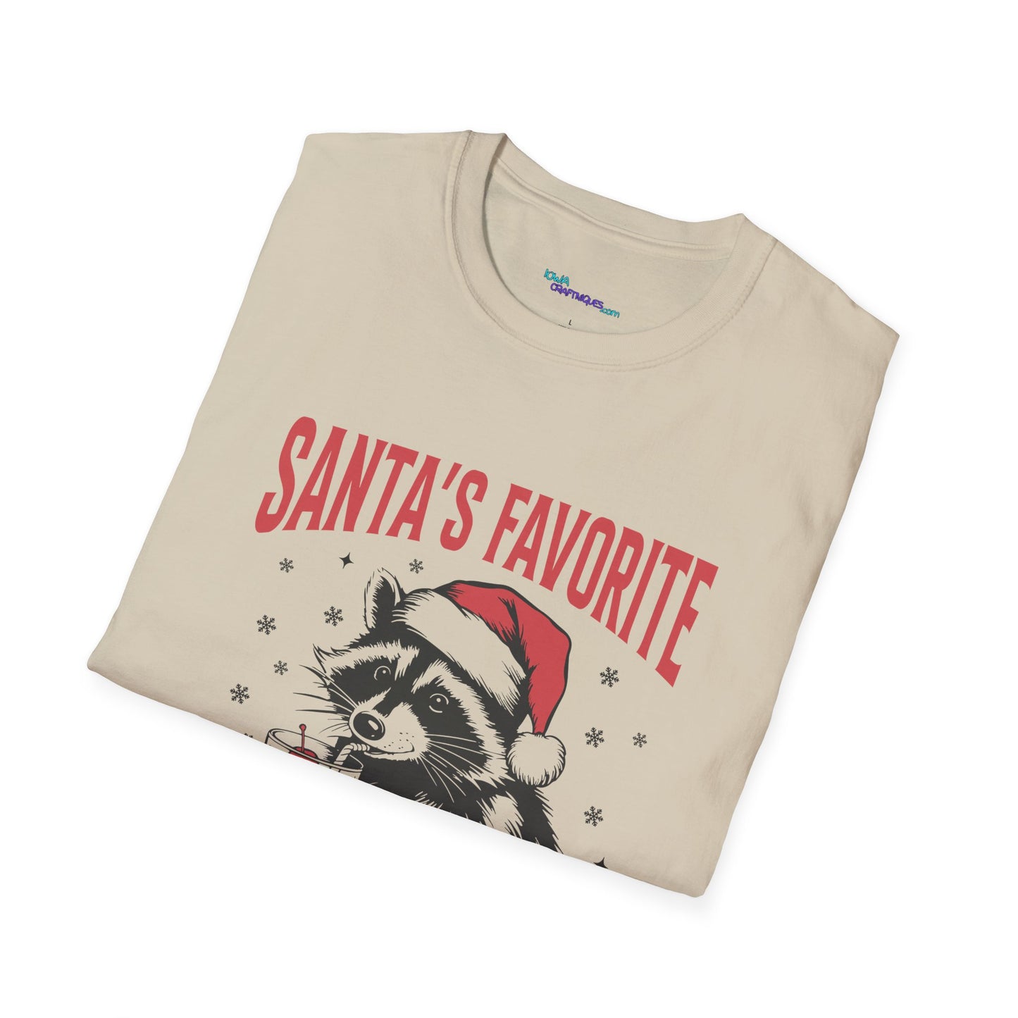 Santa's Favorite Hot Mess Unisex Softstyle T-Shirt