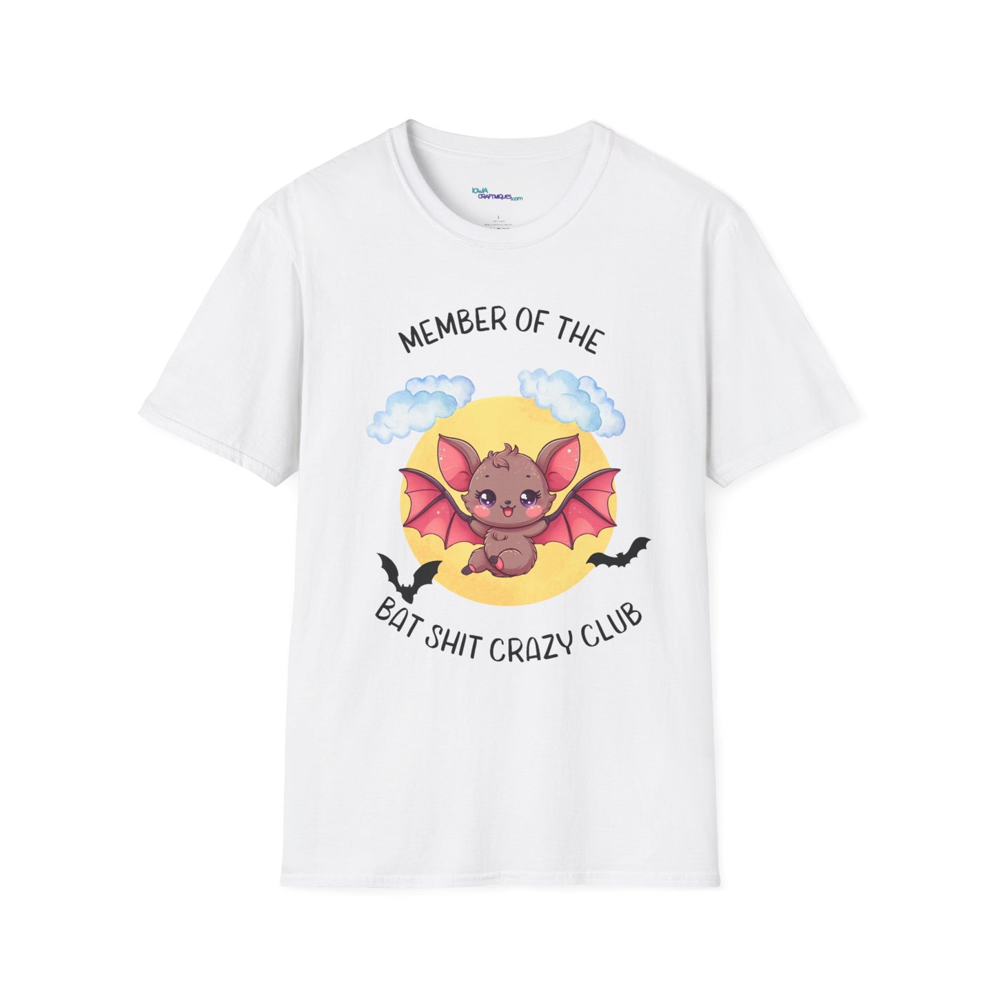 Member of Bat Sh** Crazy Club Unisex Softstyle T-Shirt