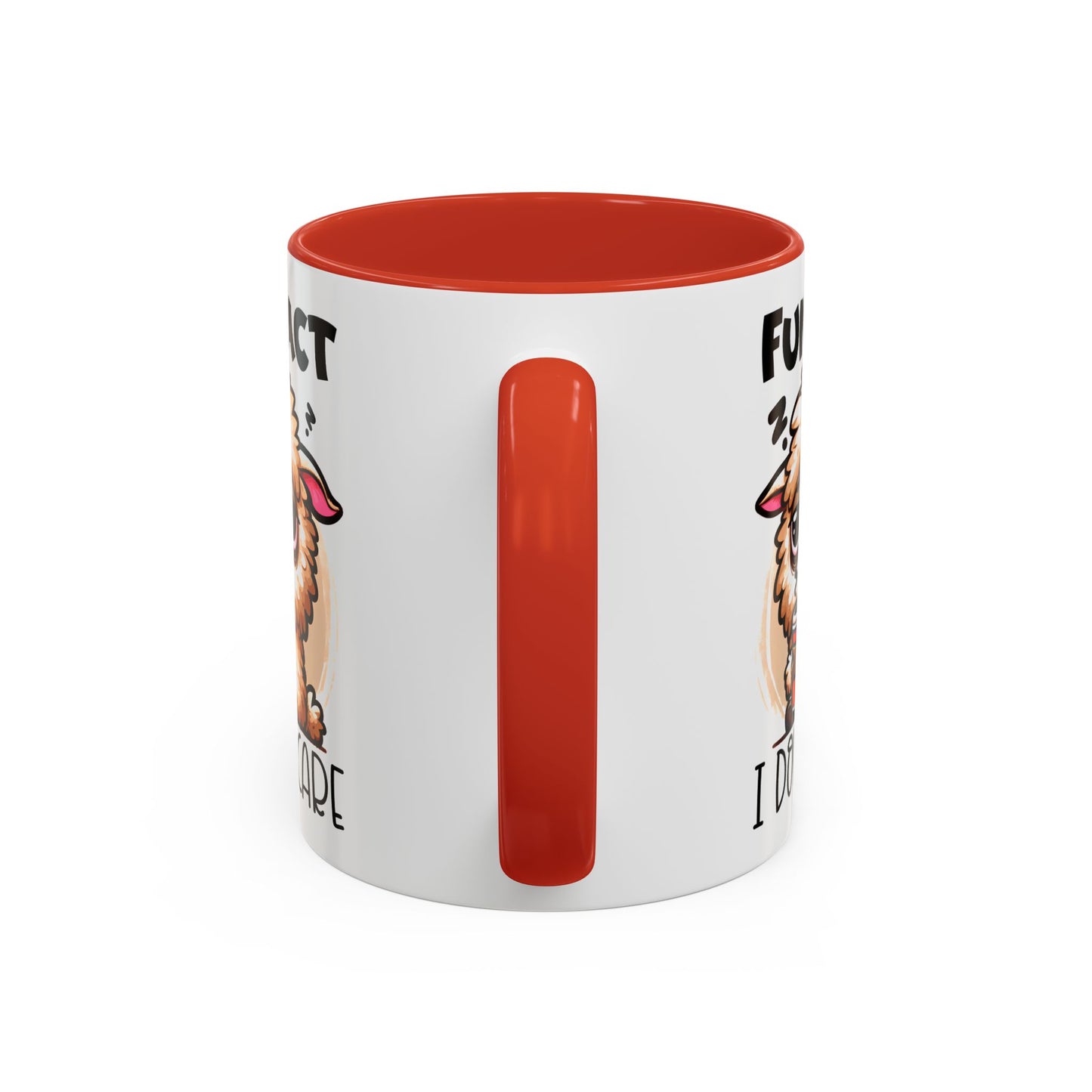 Funny Animal Accent Coffee Mug - 'Fun Fact: I Don't Care'