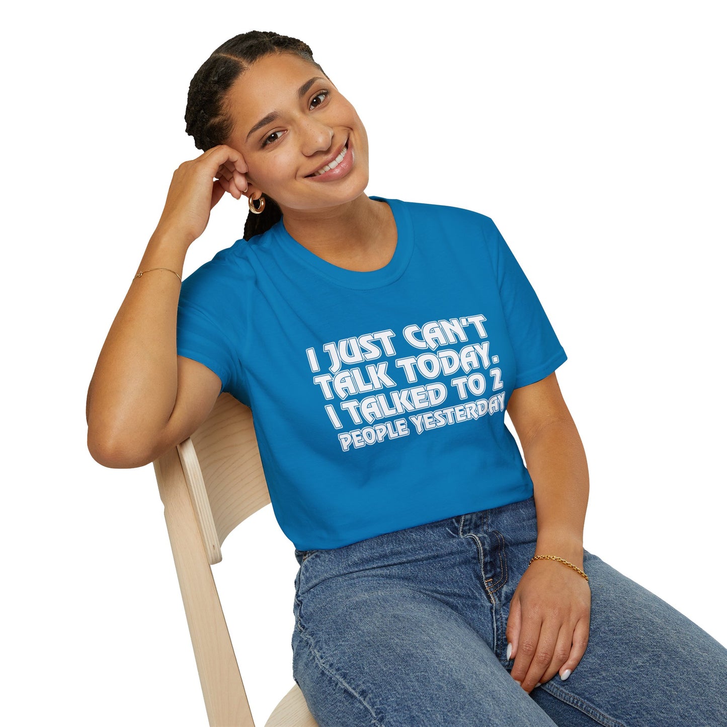 Can't Talk Unisex Softstyle T-Shirt