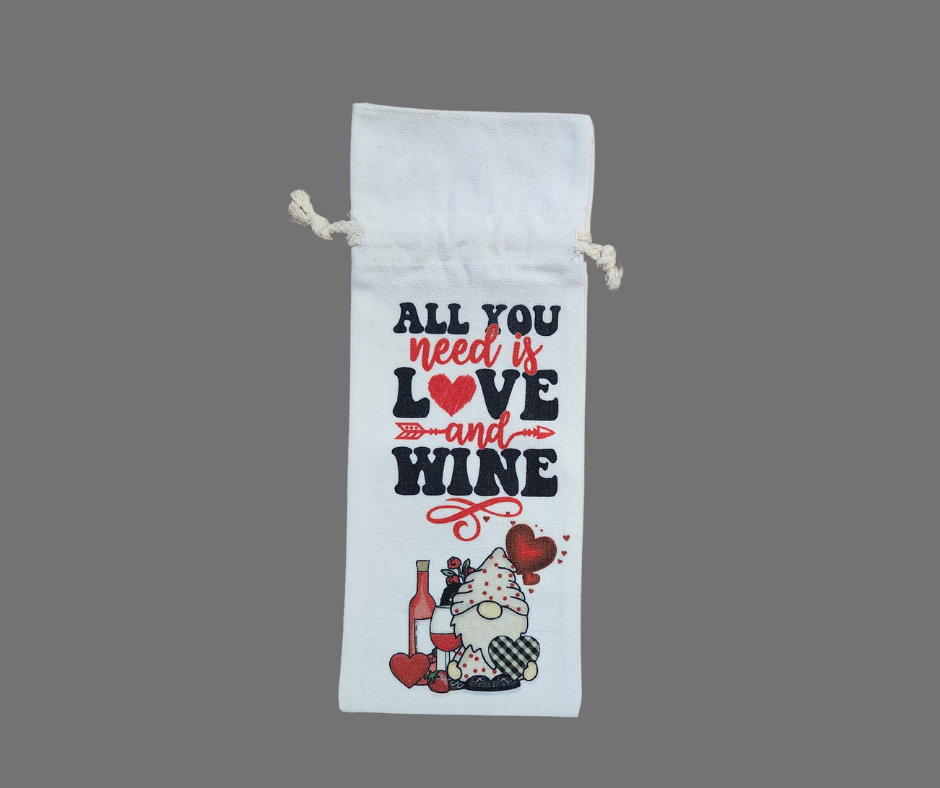 Valentine's Day Wine Bags