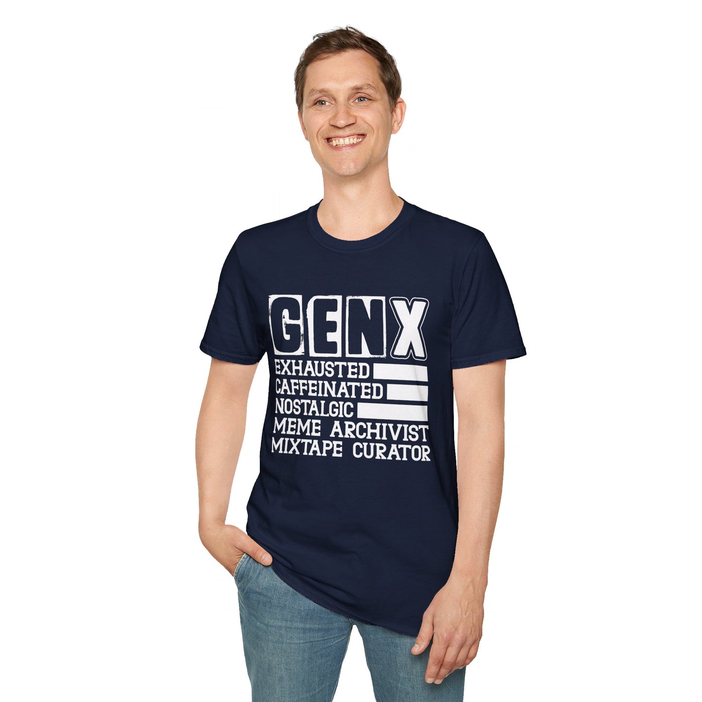 GEN X Exhausted Unisex Softstyle T-Shirt