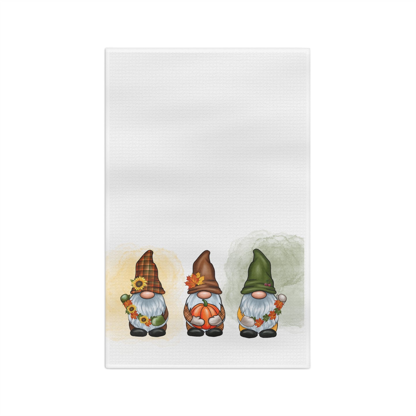 Fall Gnomes Soft Tea Towel