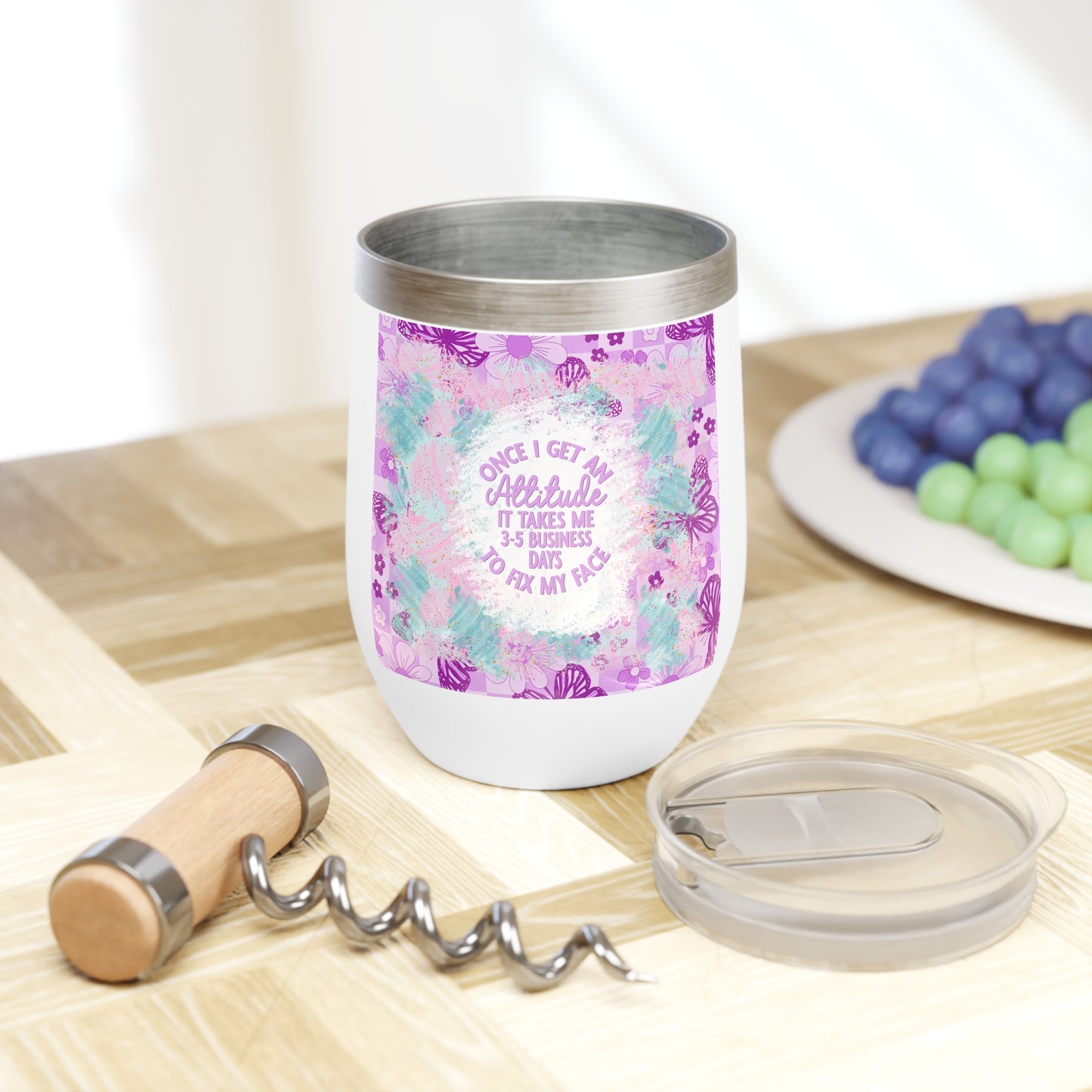 Attitude 12oz Insulated Wine Tumbler